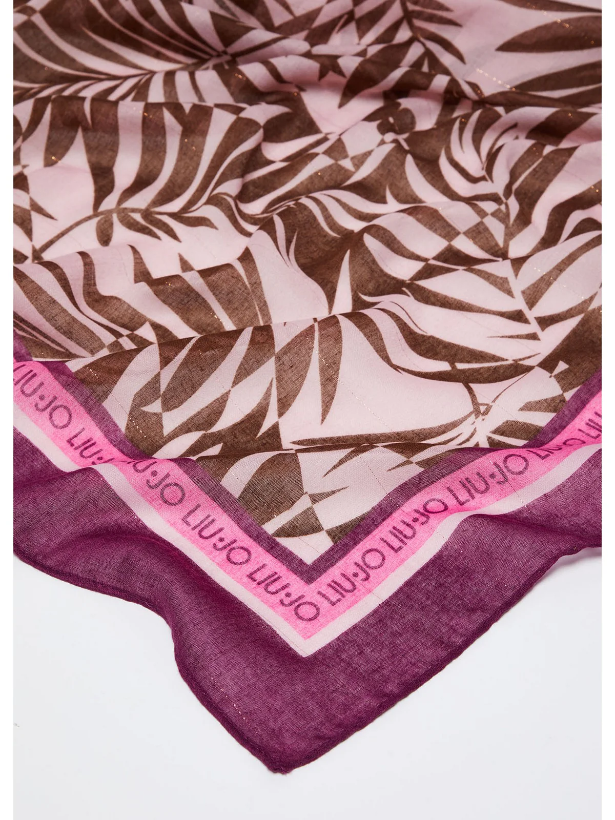 LIU JO SOFT Foulard Donna  2A4046T0300 32010 Rosa - Image 3