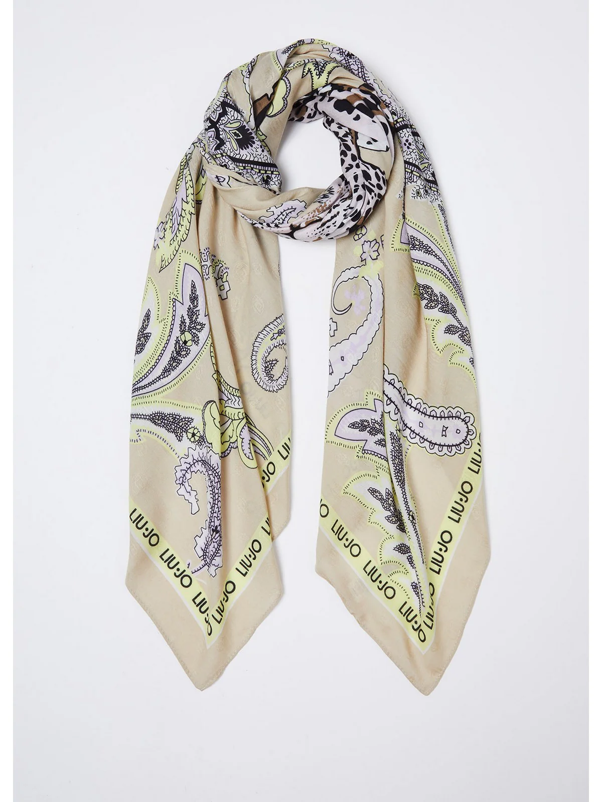 LIU JO SOFT Foulard Donna  2A4047T0300 00005 Beige - Image 2