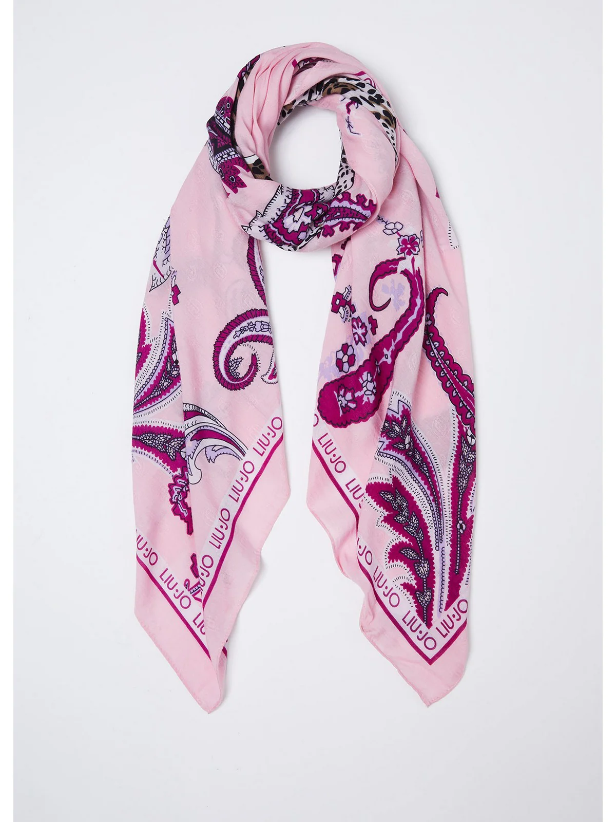 LIU JO SOFT Foulard Donna  2A4047T0300 32010 Rosa - Image 2