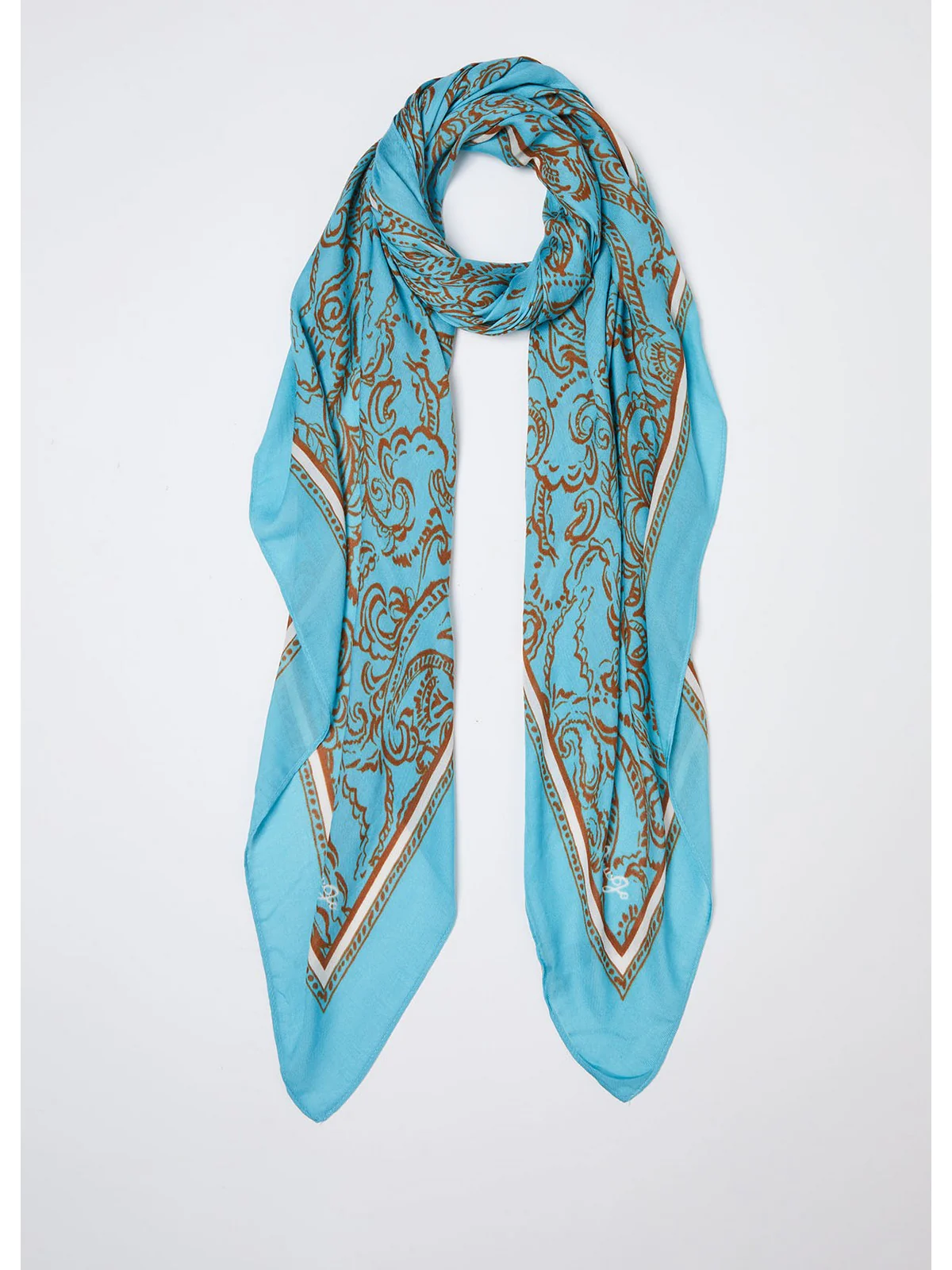 LIU JO SOFT Foulard Donna  2A4049T0300 A1931 Blu - Image 2