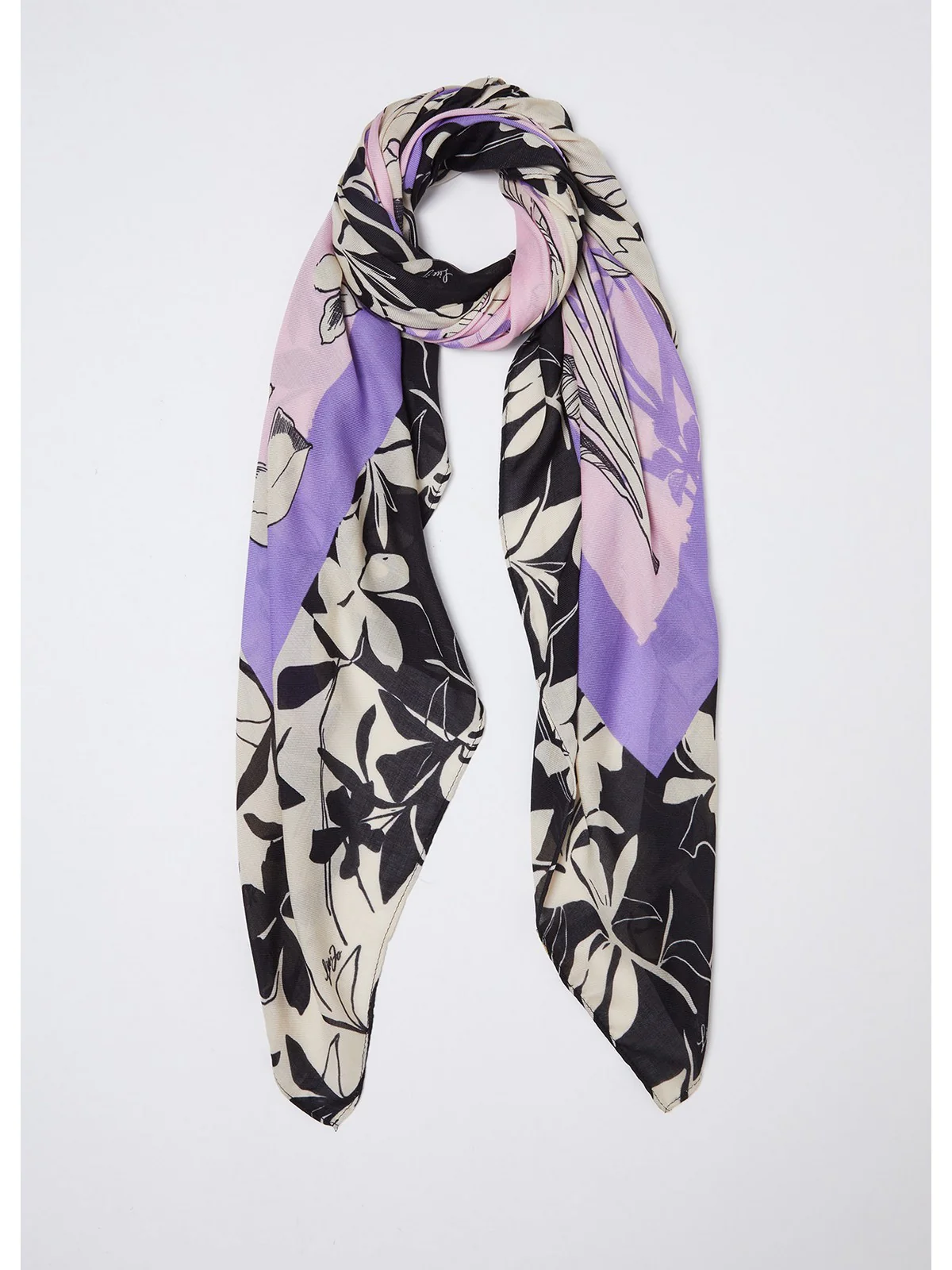 LIU JO SOFT Foulard Donna  2A4049T0300 Z9323 Viola - Image 2