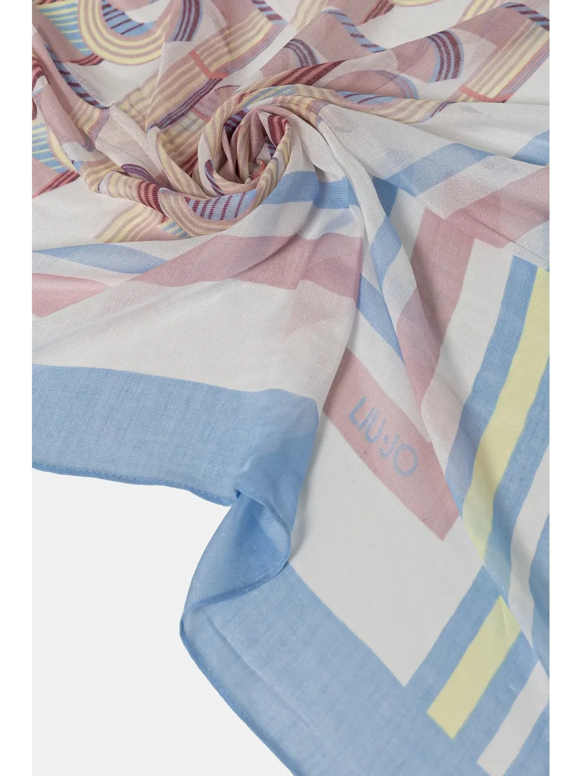 LIU JO SOFT Foulard Donna  2A5024T0300 00120 Cielo - Image 3