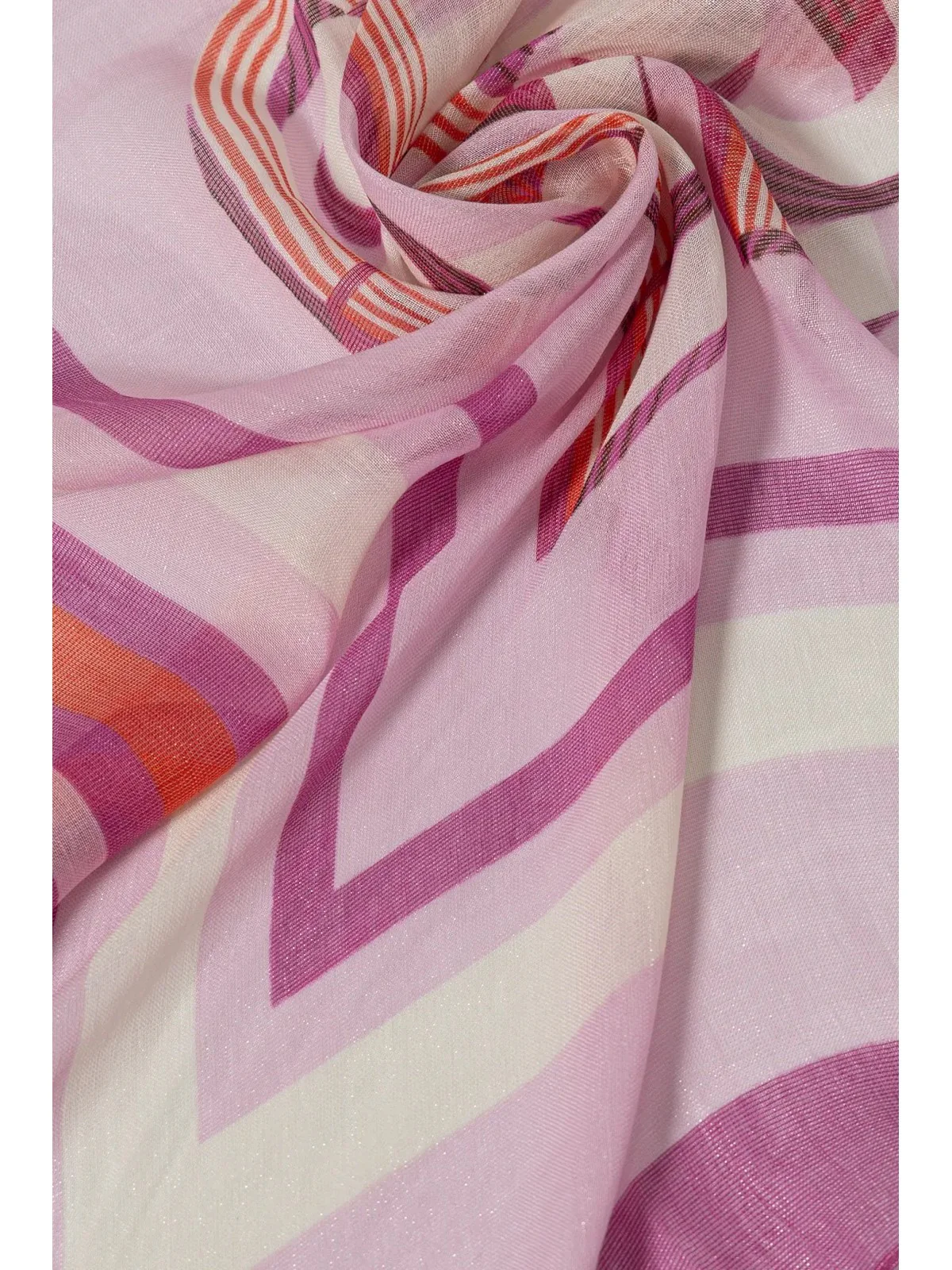 LIU JO SOFT Foulard Donna 2A5024T0300 72624 PINK BERRY - Image 3