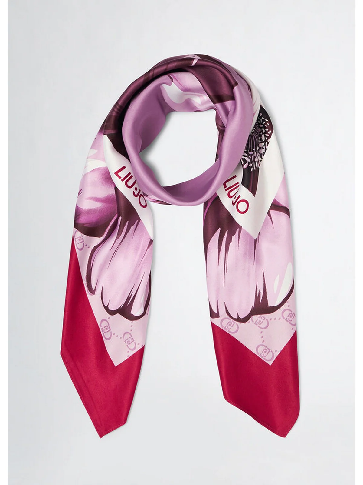 LIU JO SOFT Foulard Donna 2A5027T0300 00949 Rosso - Image 5