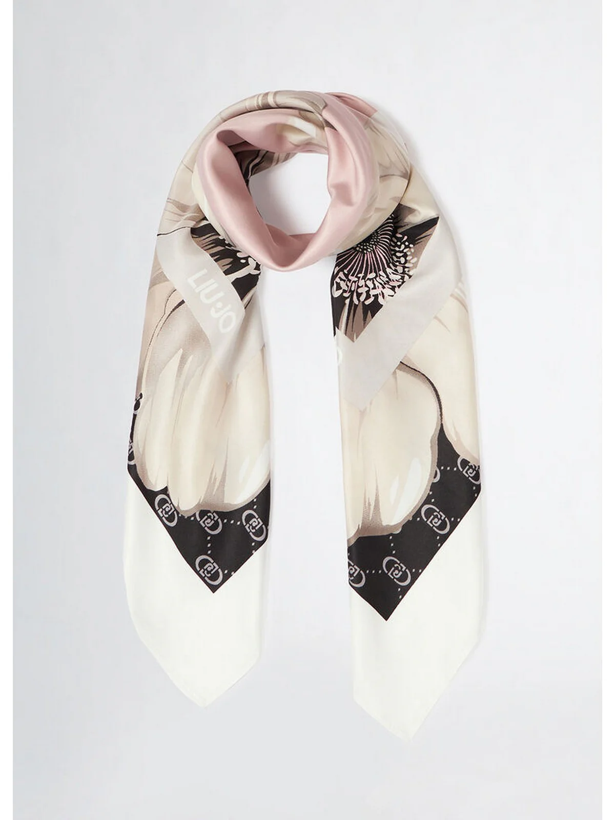 LIU JO SOFT Foulard Donna  2A5027T0300 22222 Nero - Image 2