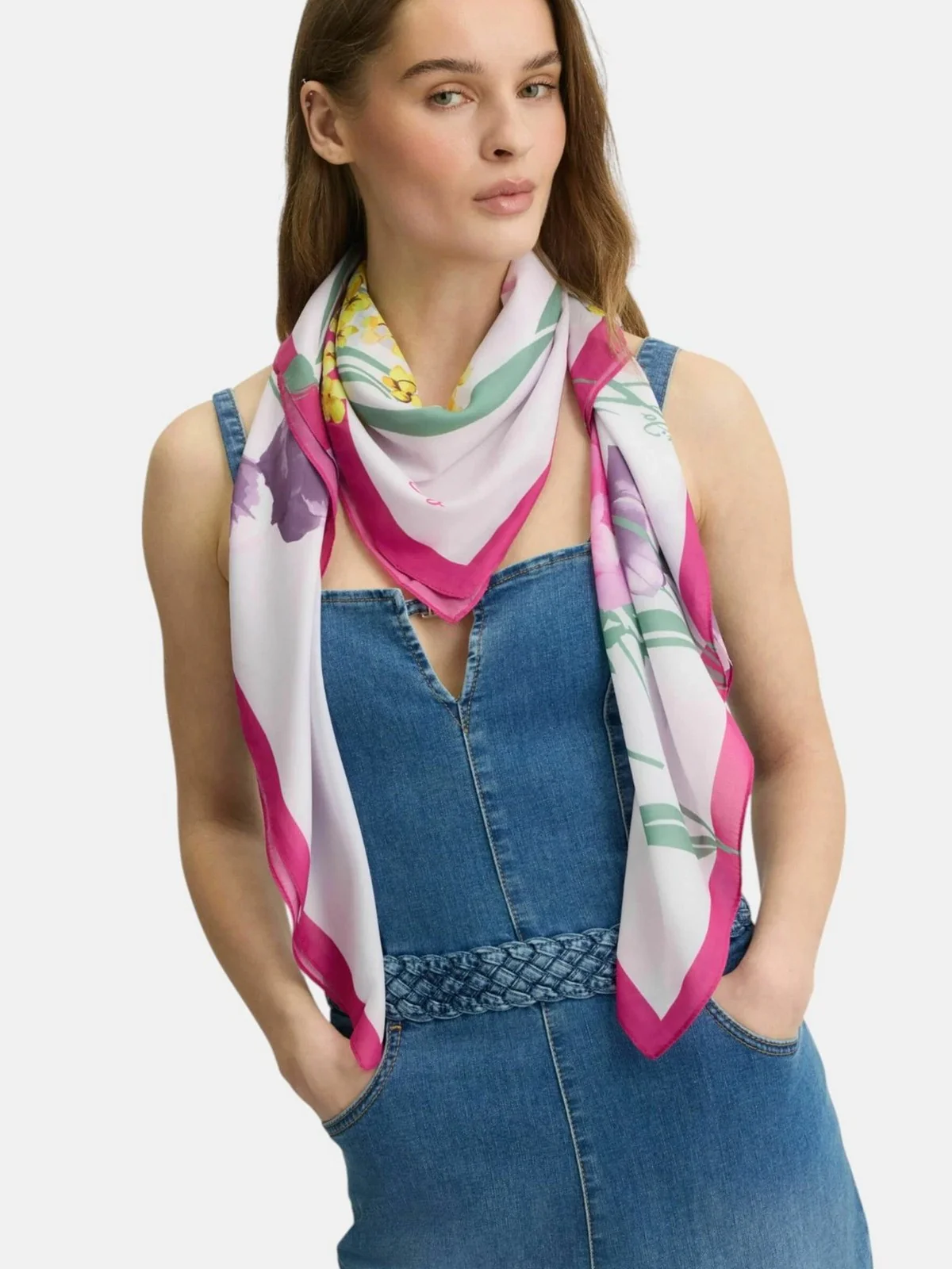 LIU JO SOFT Foulard Donna  2A5035T0300 72624 PINK BERRY - Image 3
