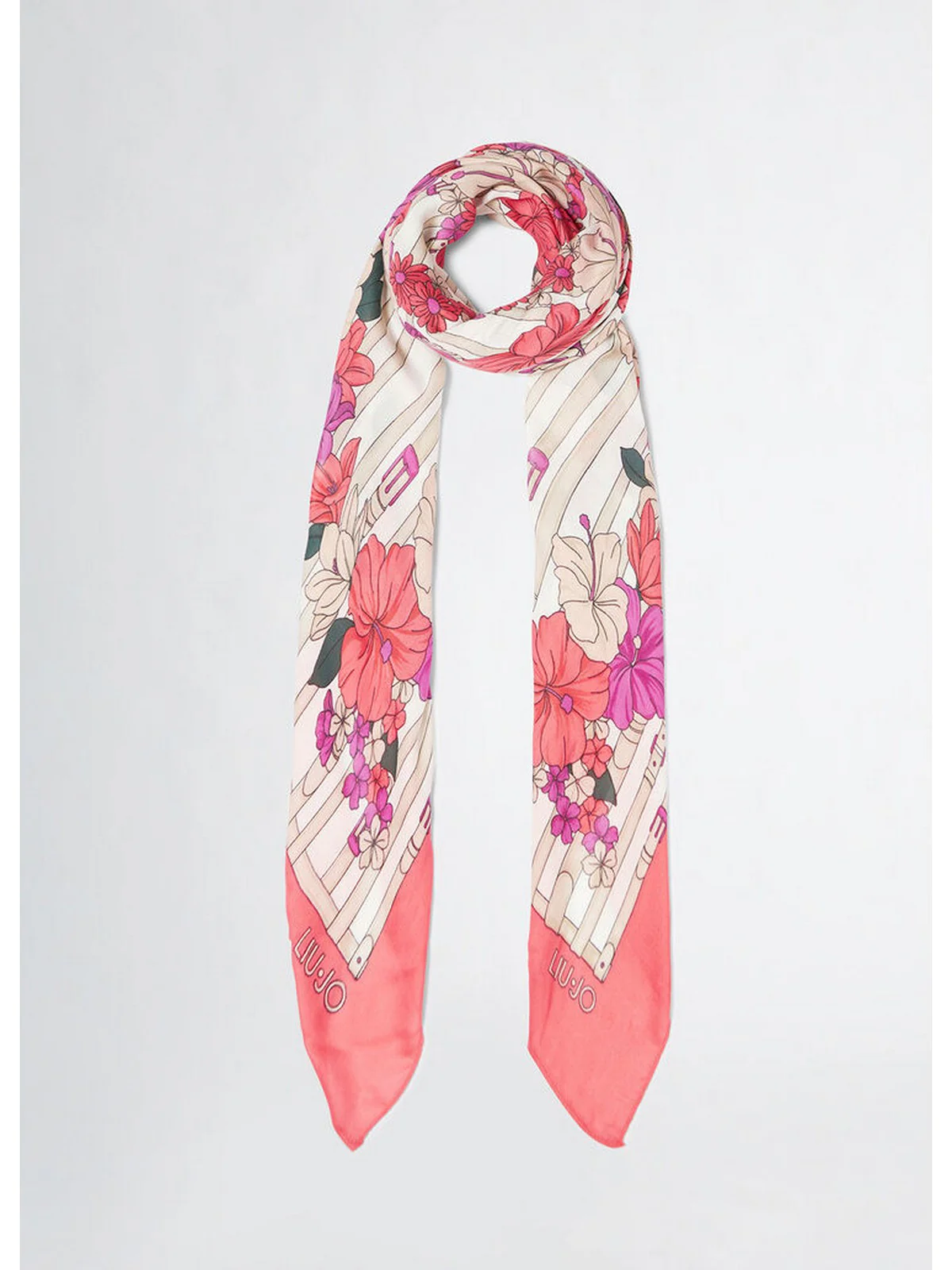 LIU JO SOFT Foulard Donna  2A5037T0300 71647 Rosso - Image 4