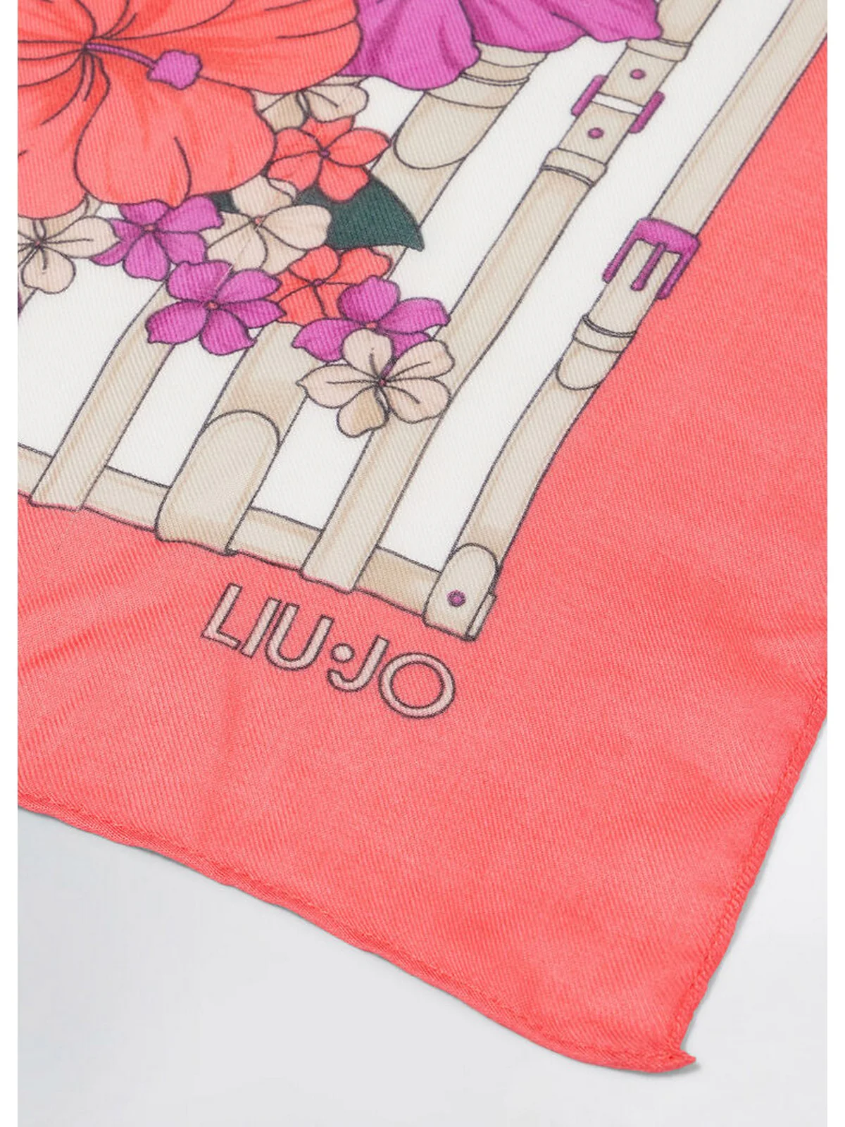 LIU JO SOFT Foulard Donna  2A5037T0300 71647 Rosso - Image 5