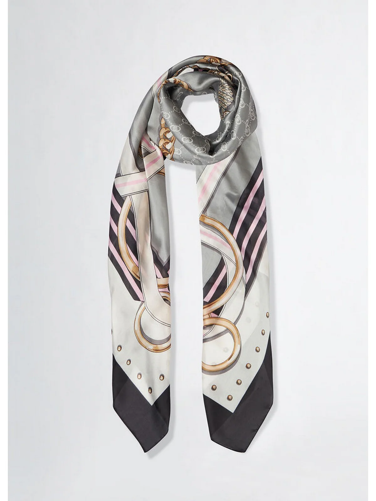 LIU JO SOFT Foulard Donna  2A5041T0300 22222 Nero - Image 4