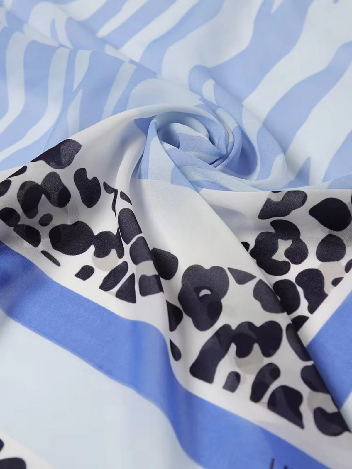 LIU JO SOFT Foulard Donna  2A5043T0300 00120 Blu - Image 3