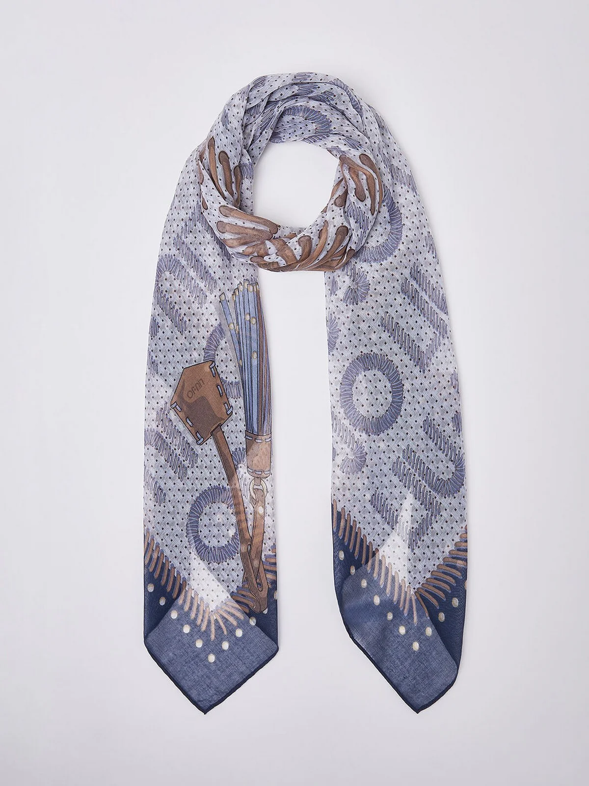 LIU JO SOFT Foulard Donna  2A6037T2745 94111 Blue sky - Image 4