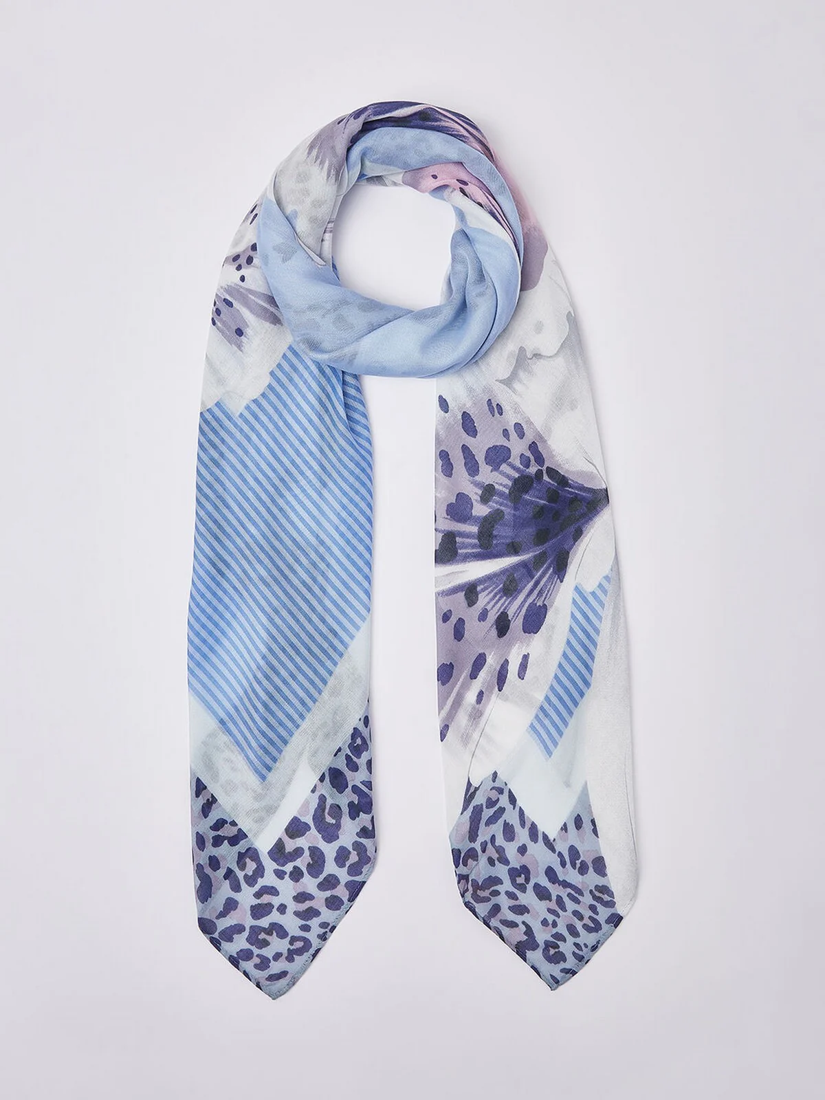 LIU JO SOFT Foulard Donna  2A6050T2738 53932 Bright blue wave - Image 3