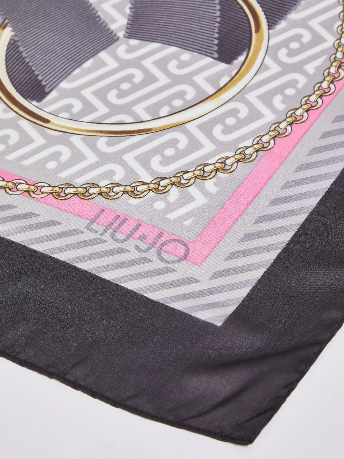 LIU JO SOFT Foulard Donna  2A6055T2745 22222 Nero - Image 3