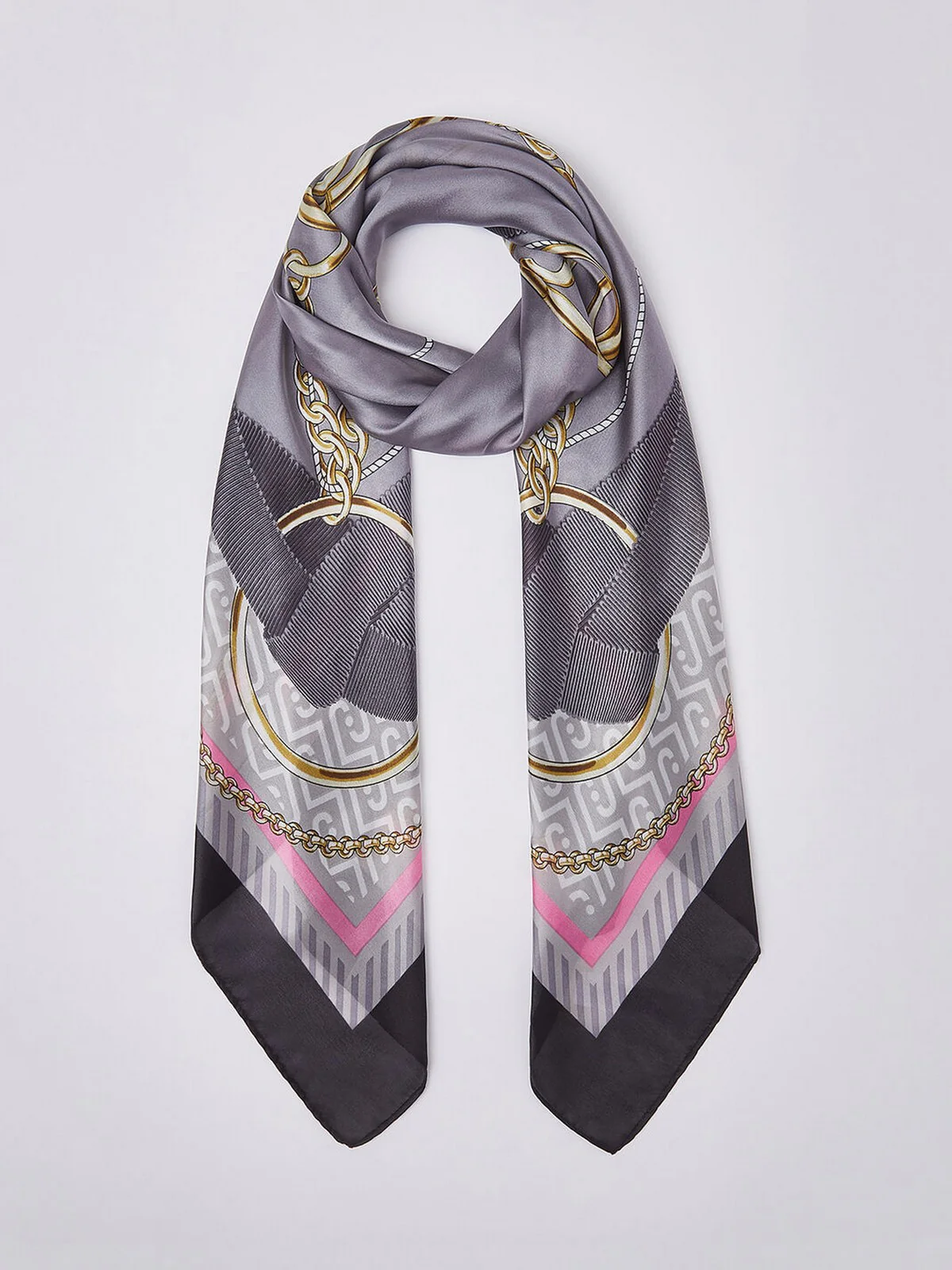 LIU JO SOFT Foulard Donna  2A6055T2745 22222 Nero - Image 4