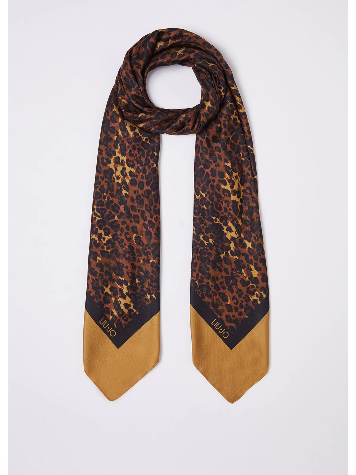LIU JO SOFT Foulard Donna  2F3141T0300 09155 Marrone - Image 4