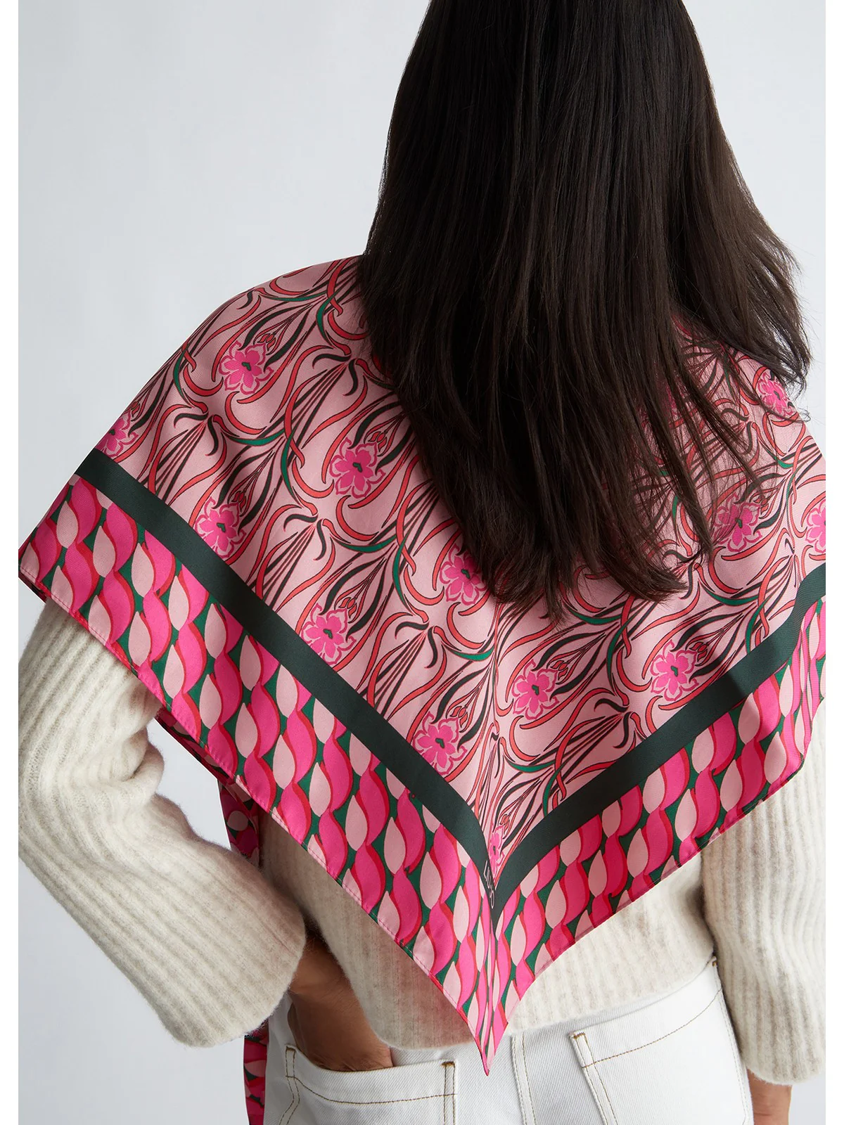 LIU JO SOFT Foulard Donna  2F3141T0300 Q9583 Rosa - Image 3