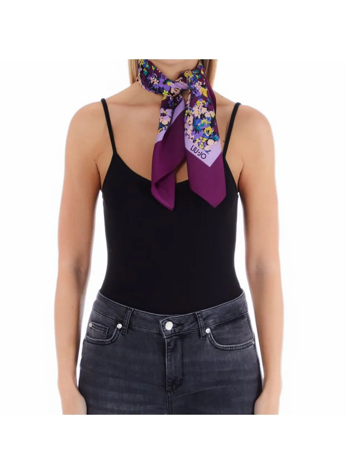 LIU JO SOFT Foulard Donna  2F3141T0300 U9074 Marrone - Image 2