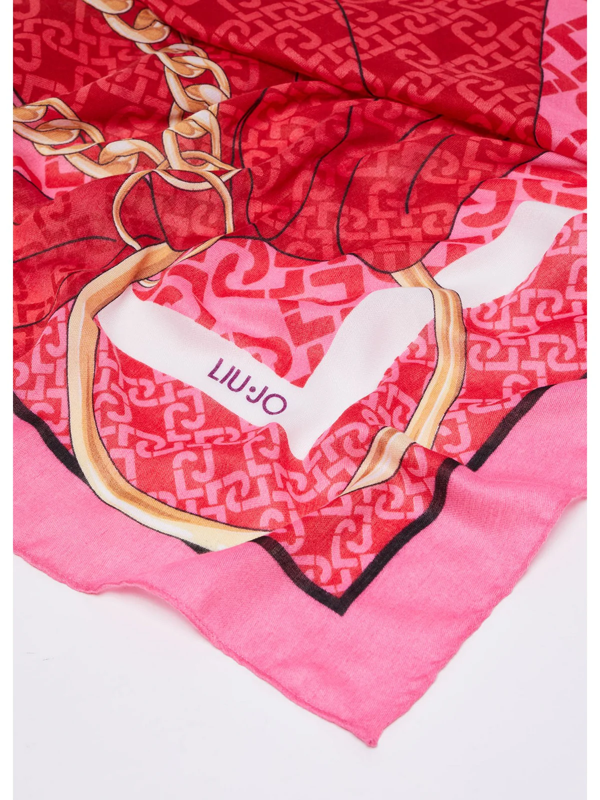 LIU JO SOFT Foulard Donna  2F3142T0300 82436 Rosa - Image 3