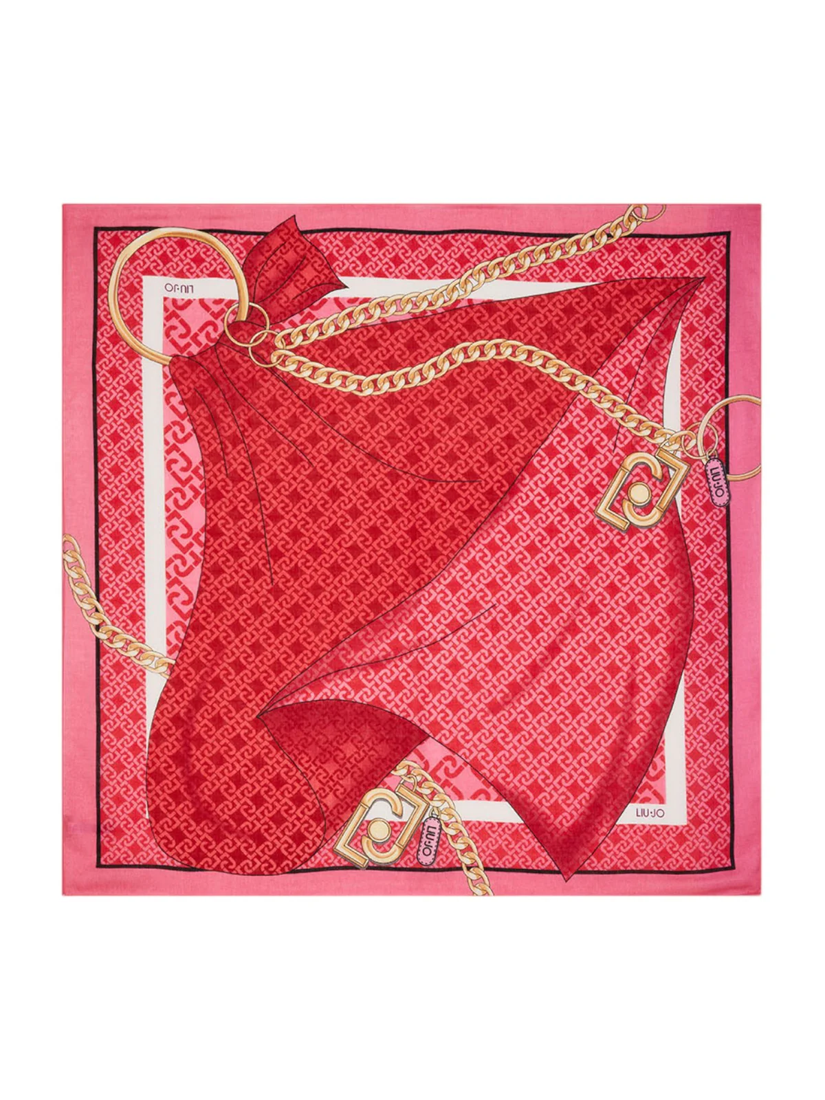 LIU JO SOFT Foulard Donna  2F3142T0300 82436 Rosa - Image 5