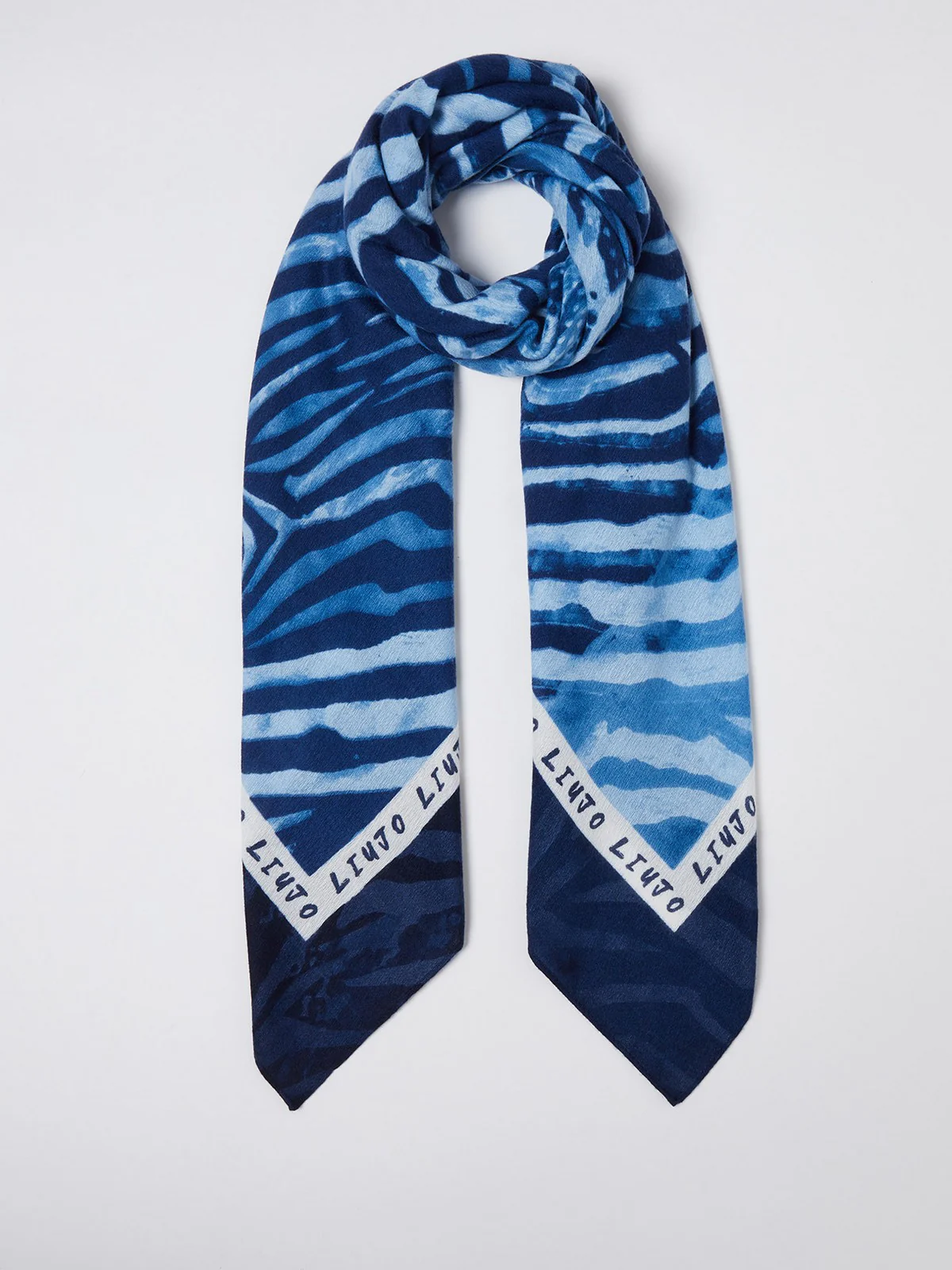 LIU JO SOFT Foulard Donna  2F4095T0300 90013 Blu - Image 2