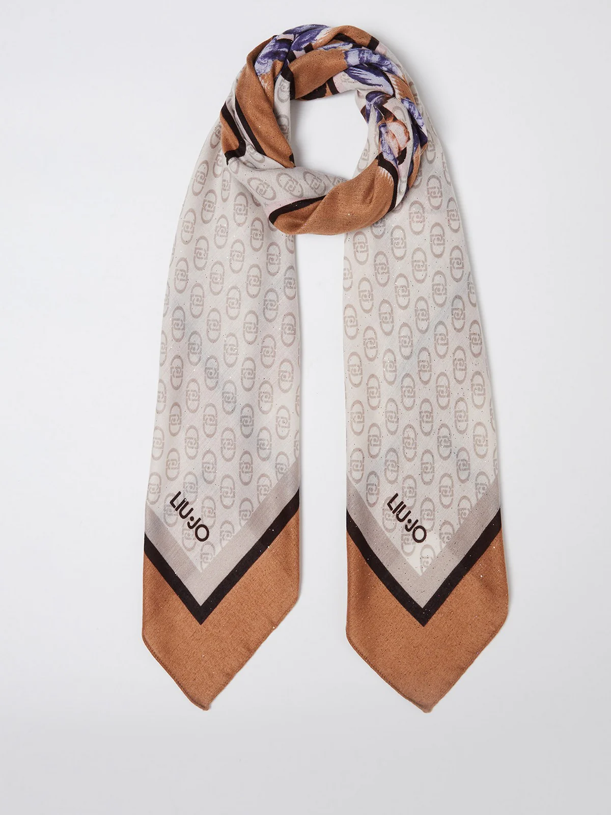 LIU JO SOFT Foulard Donna  2F4098T0300 00070 Marrone - Image 2