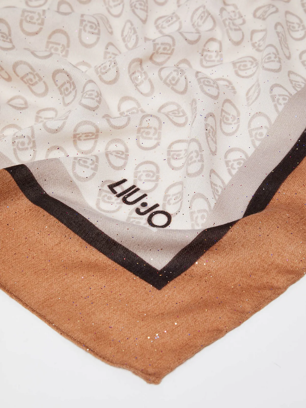 LIU JO SOFT Foulard Donna  2F4098T0300 00070 Marrone - Image 4