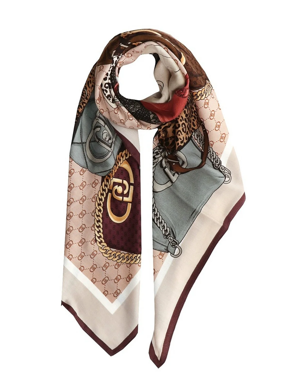 LIU JO SOFT Foulard Donna  2F4103T0300 00005 Beige - Image 2