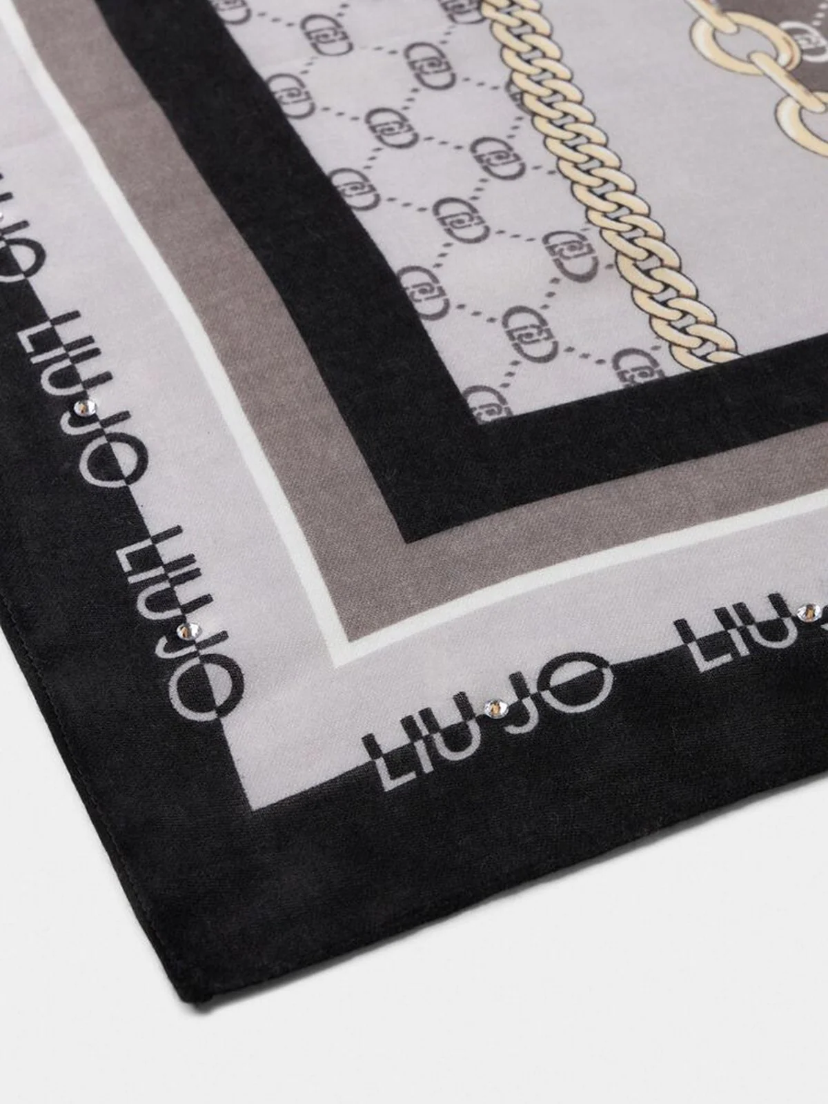 LIU JO SOFT Foulard Donna  2F5067T0300 22222 Nero - Image 2