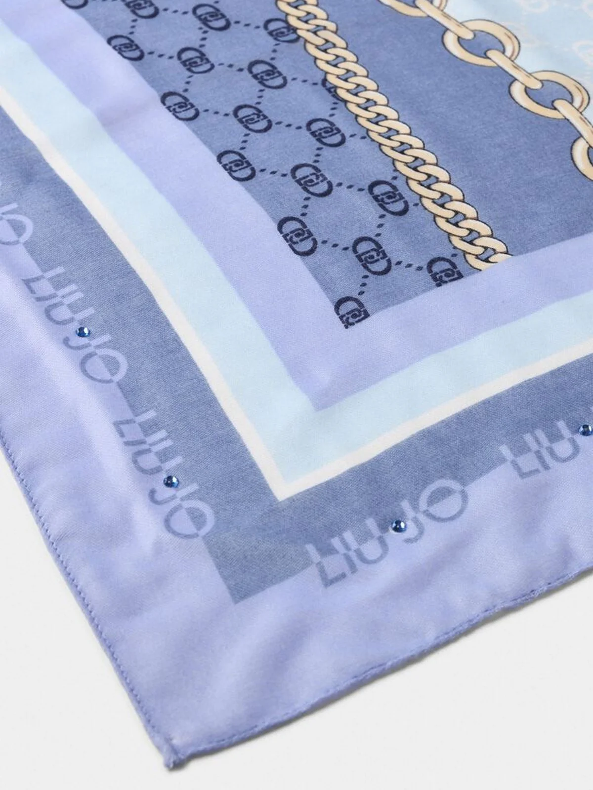 LIU JO SOFT Foulard Donna  2F5067T0300 74015 LIGHT DENIM - Image 2