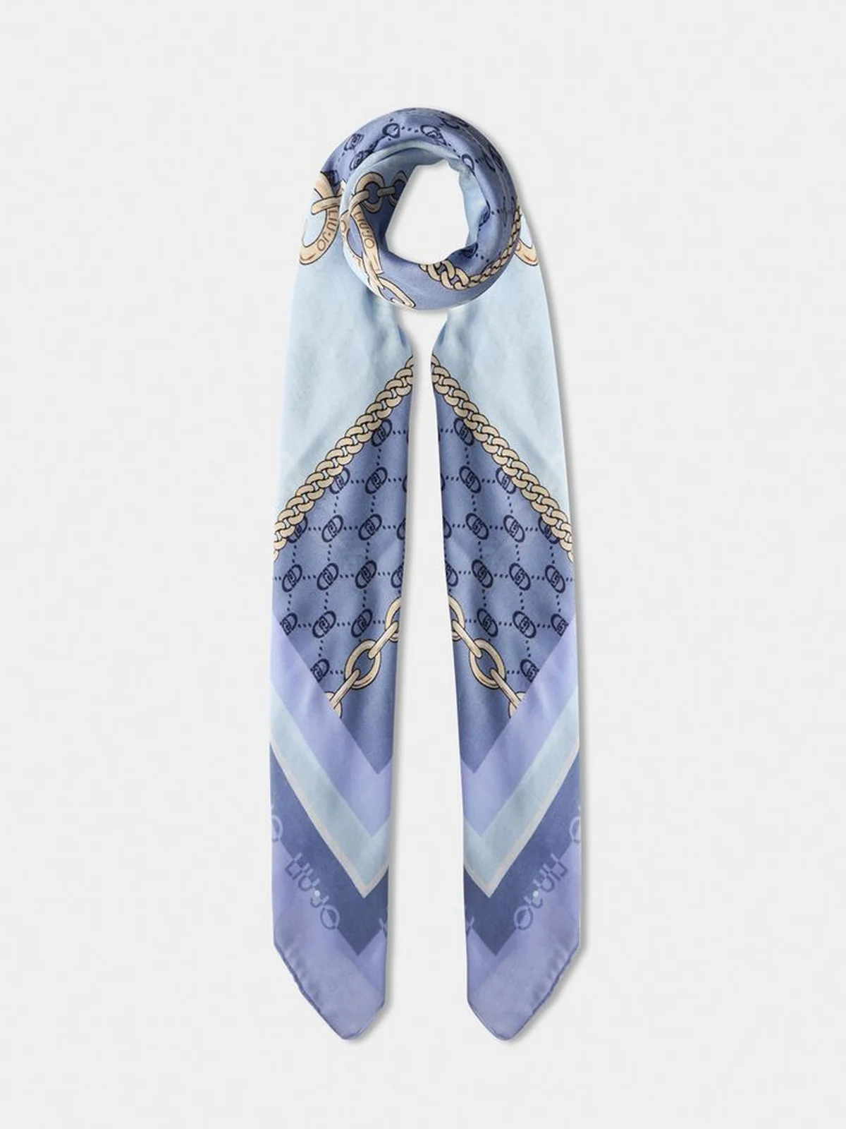 LIU JO SOFT Foulard Donna  2F5067T0300 74015 LIGHT DENIM - Image 4