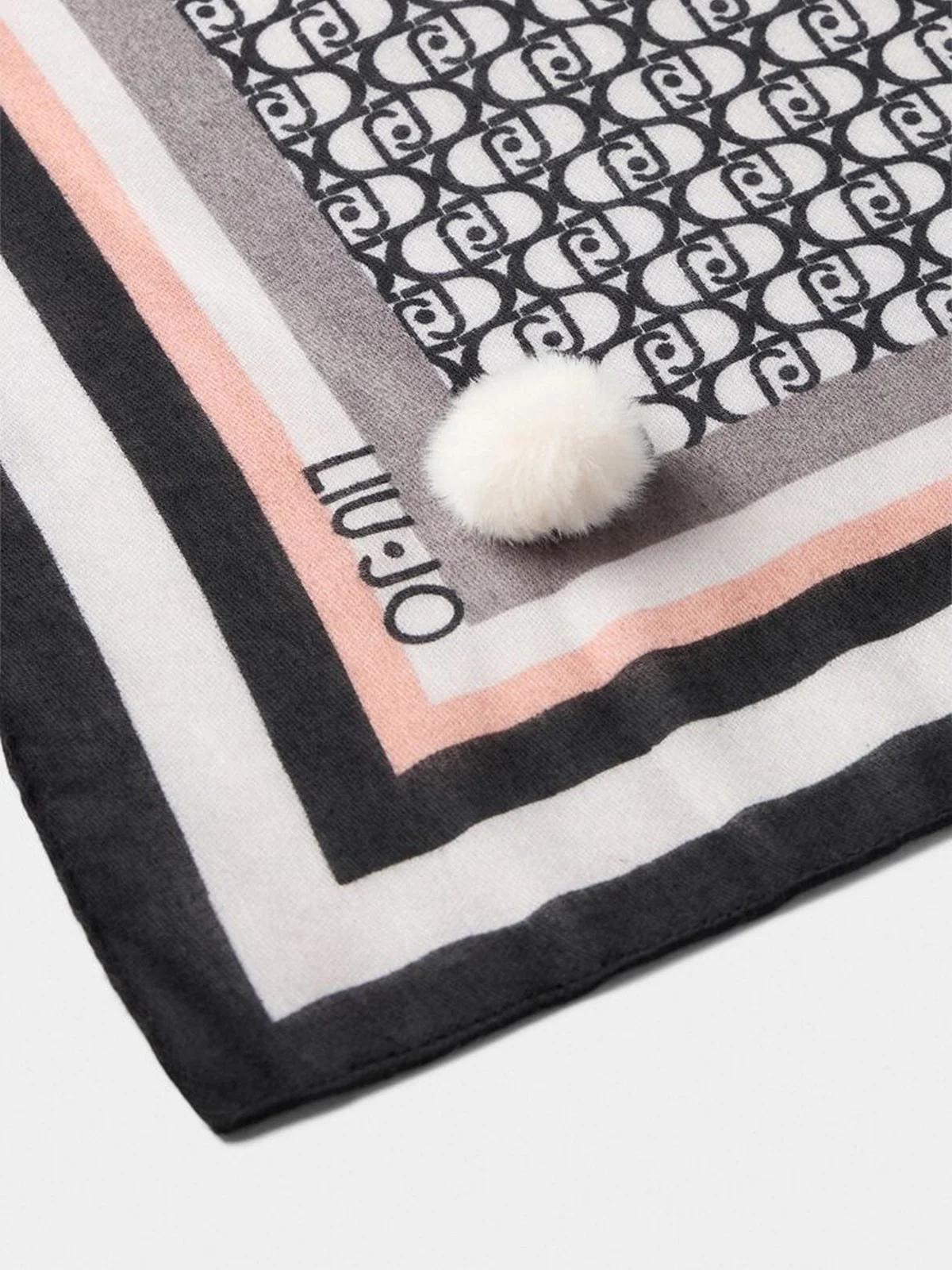 LIU JO SOFT Foulard Donna  2F5070T0300 22222 Nero - Image 2