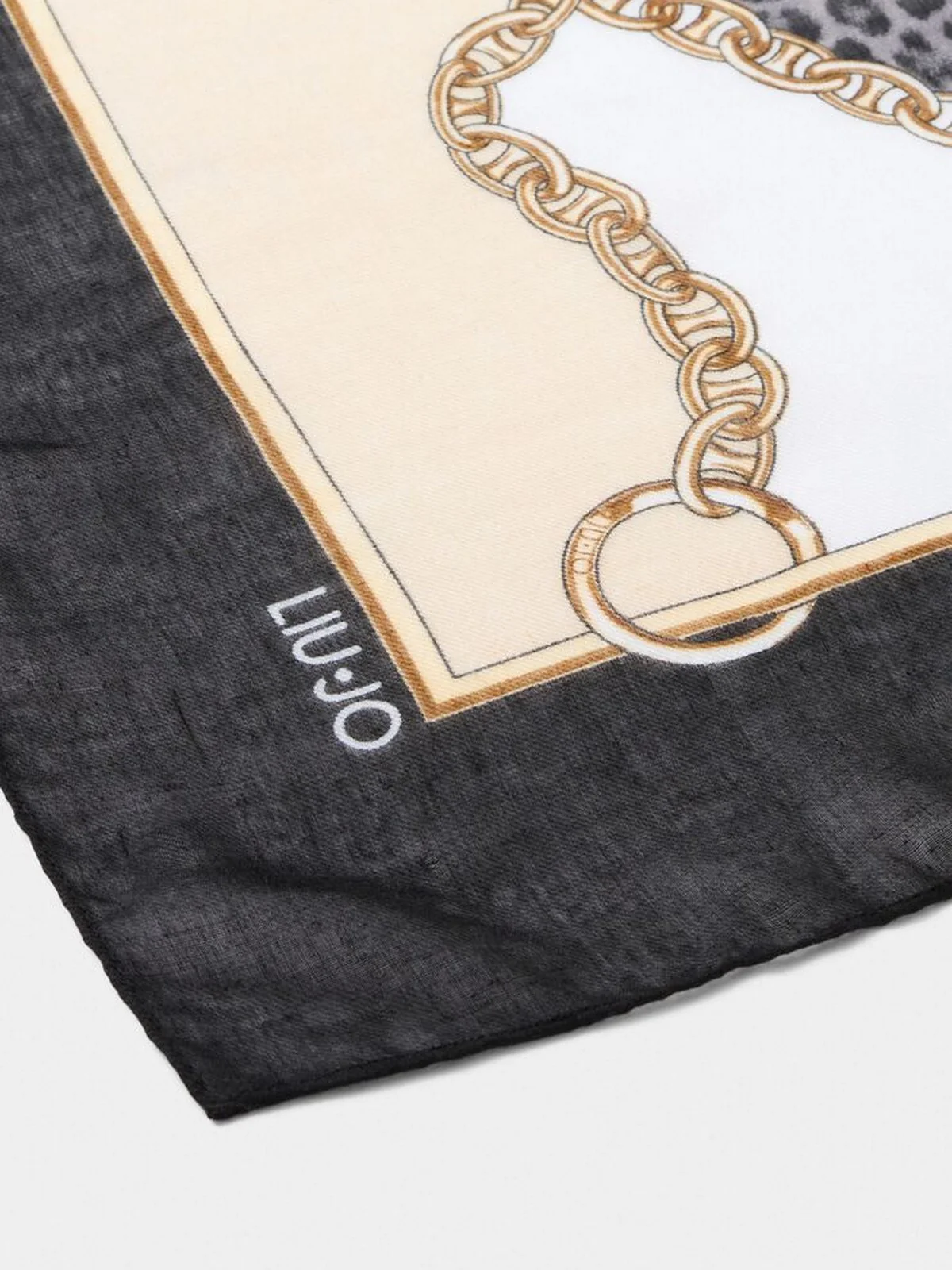LIU JO SOFT Foulard Donna  2F5074T0300 22222 Nero - Image 2