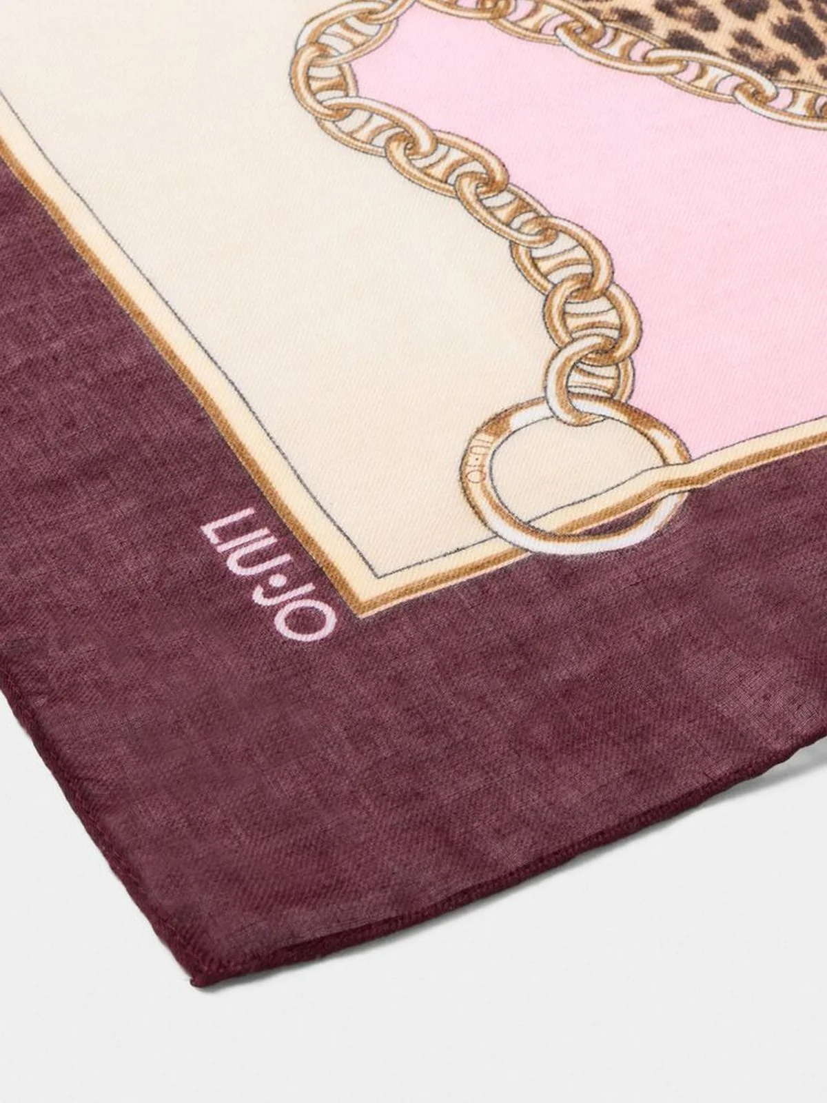 LIU JO SOFT Foulard Donna  2F5074T0300 91718 RED AUBERGINE - Image 2