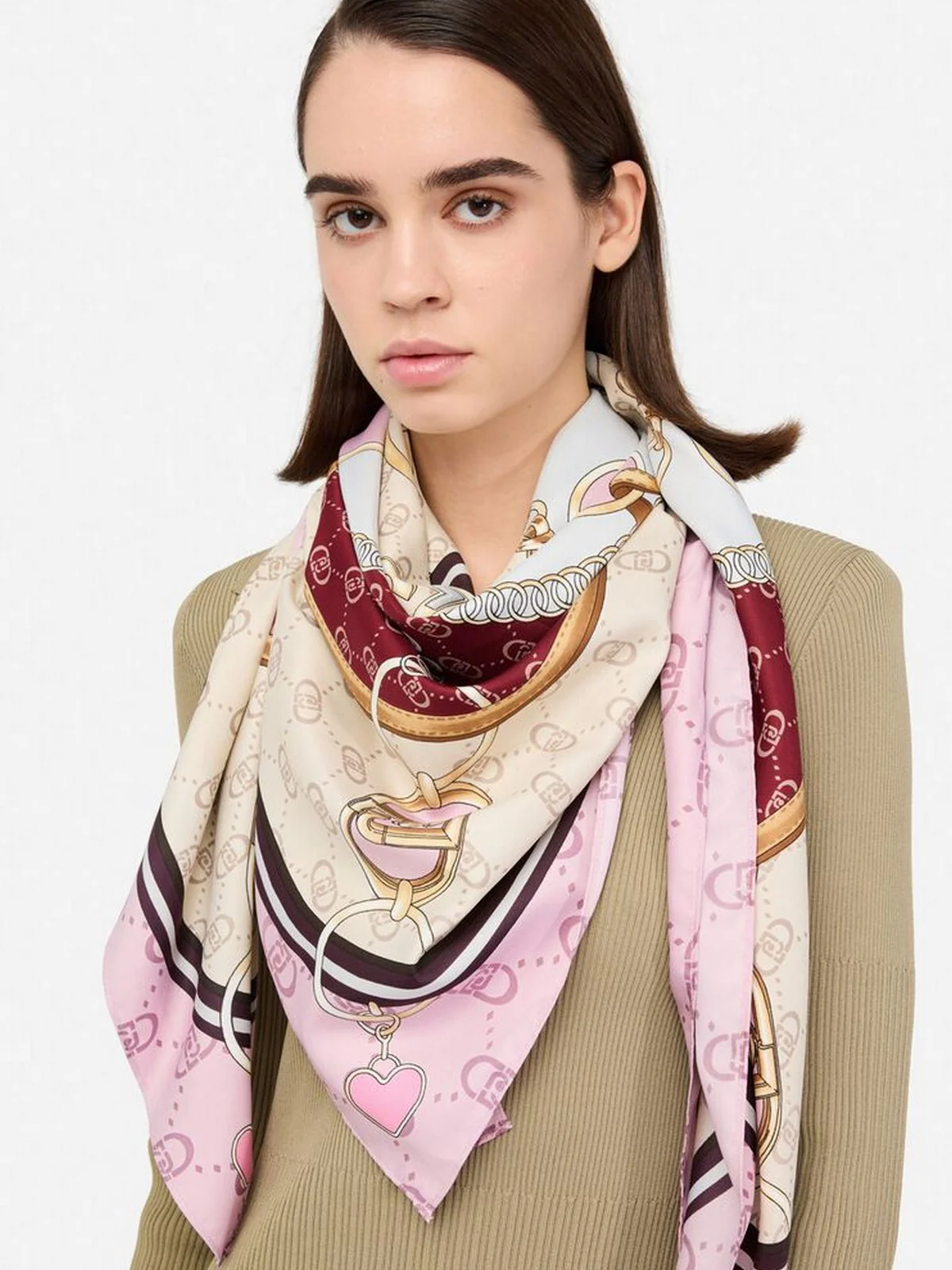 LIU JO SOFT Foulard Donna  2F5078T0300 43204 Fragrant lilac - Image 3