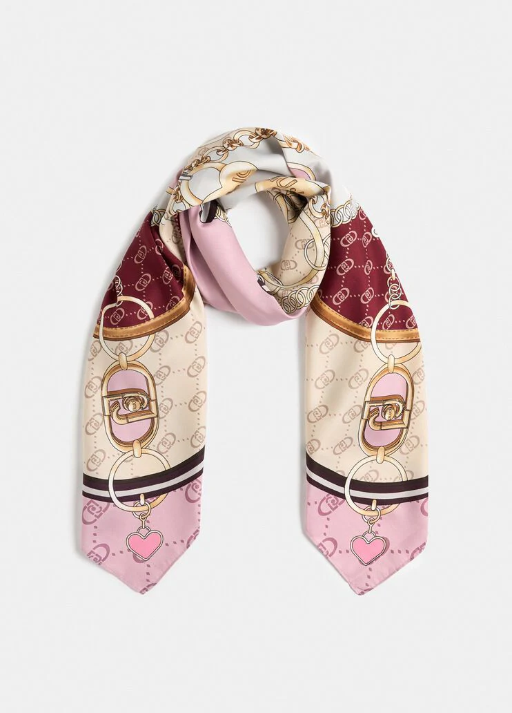 LIU JO SOFT Foulard Donna  2F5078T0300 43204 Fragrant lilac - Image 4