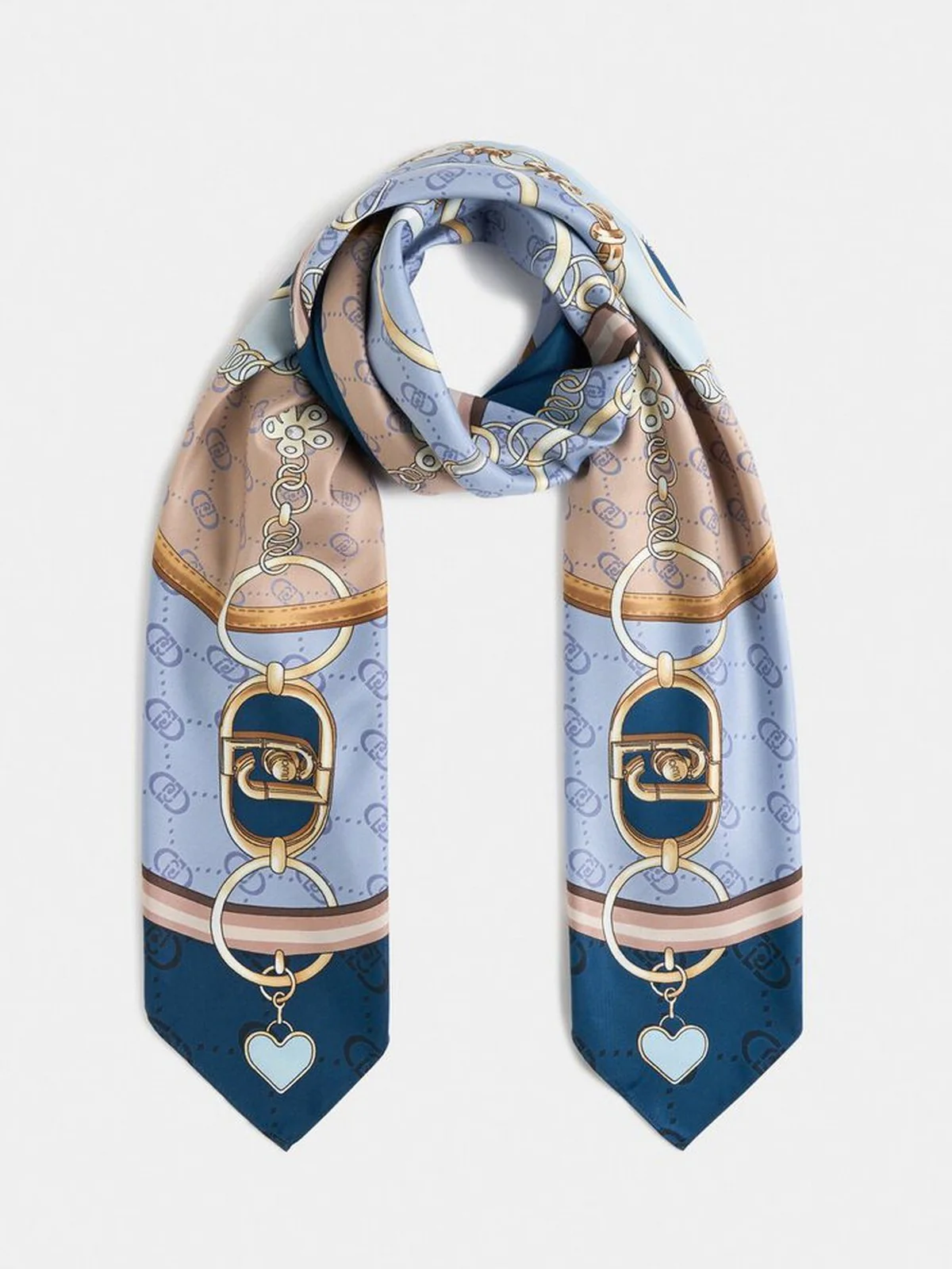 LIU JO SOFT Foulard Donna  2F5078T0300 94041 Lapis blue - Image 3