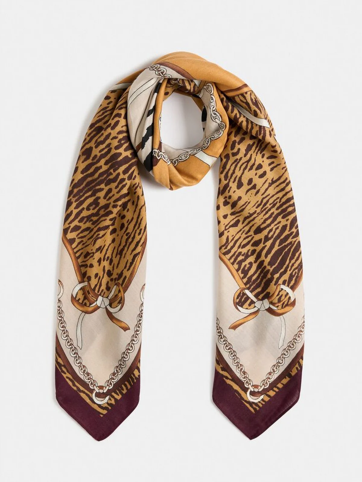 LIU JO SOFT Foulard Donna  2F5083T0300 00005 NATURALE - Image 3