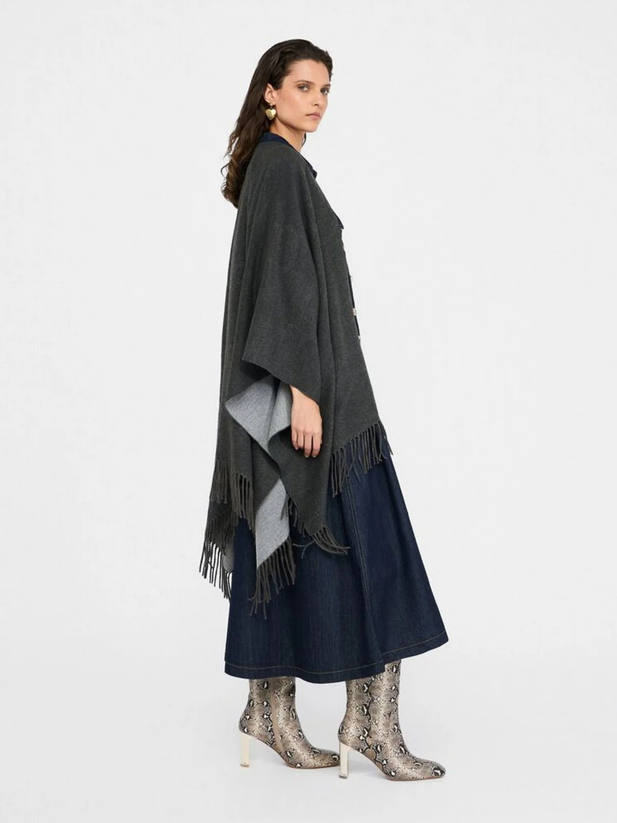 LIU JO SOFT Mantella Donna  2F5034T0300 71502 GREY CLOUD - Image 4