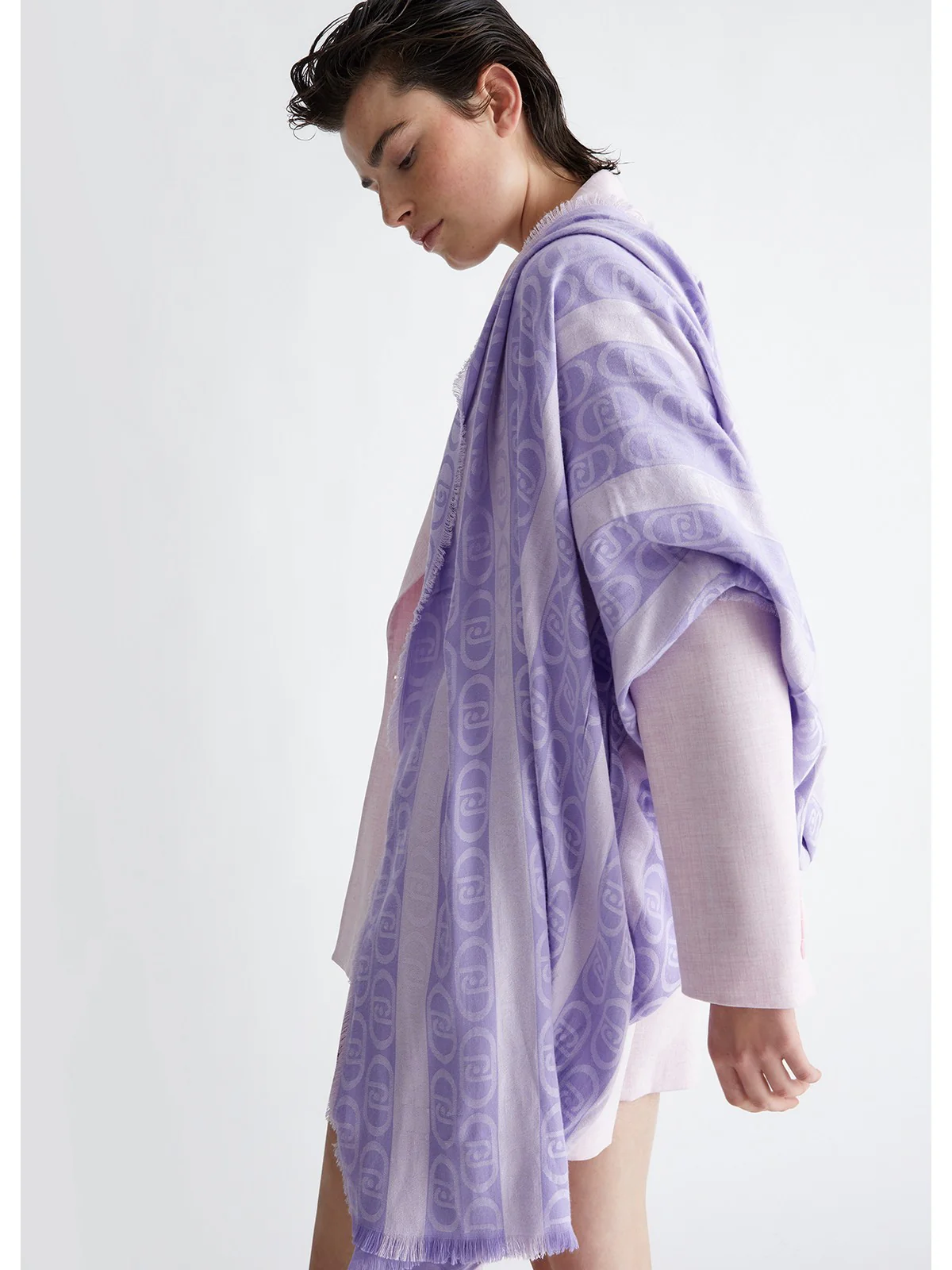 LIU JO SOFT Stola Donna  2A4004T0300 00172 Viola - Image 4