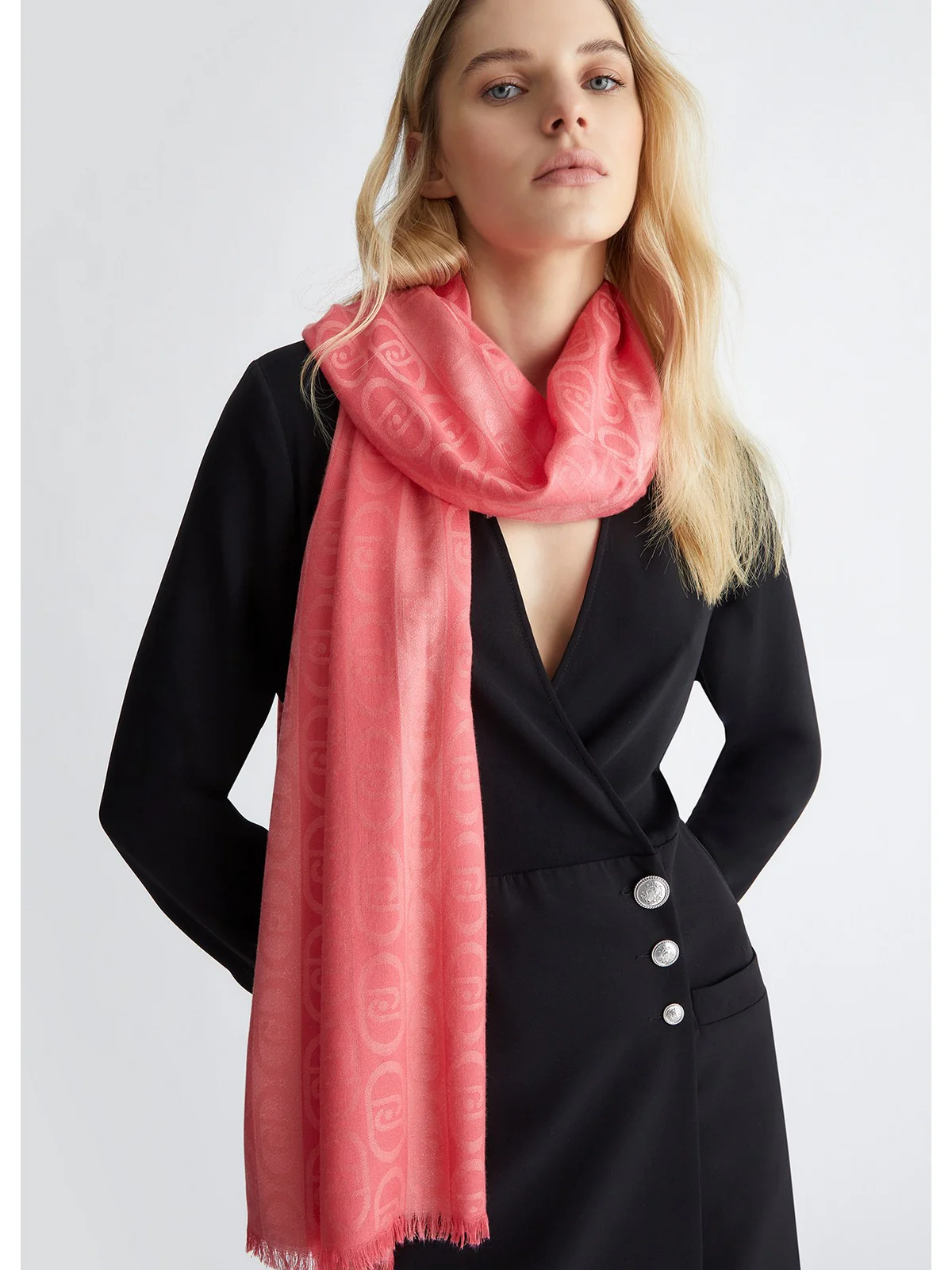 LIU JO SOFT Stola Donna  2A4004T0300 01130 Rosa - Image 4