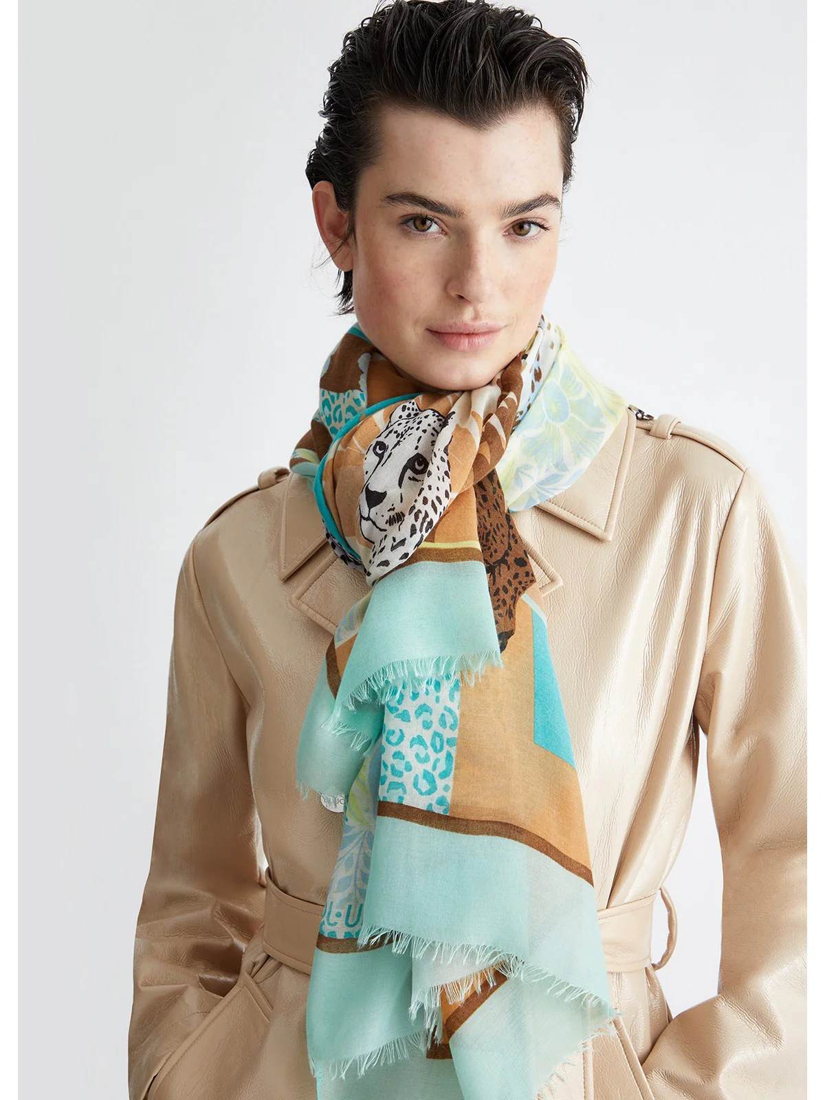 LIU JO SOFT Stola Donna  2A4045T0300 46011 Verde - Image 4