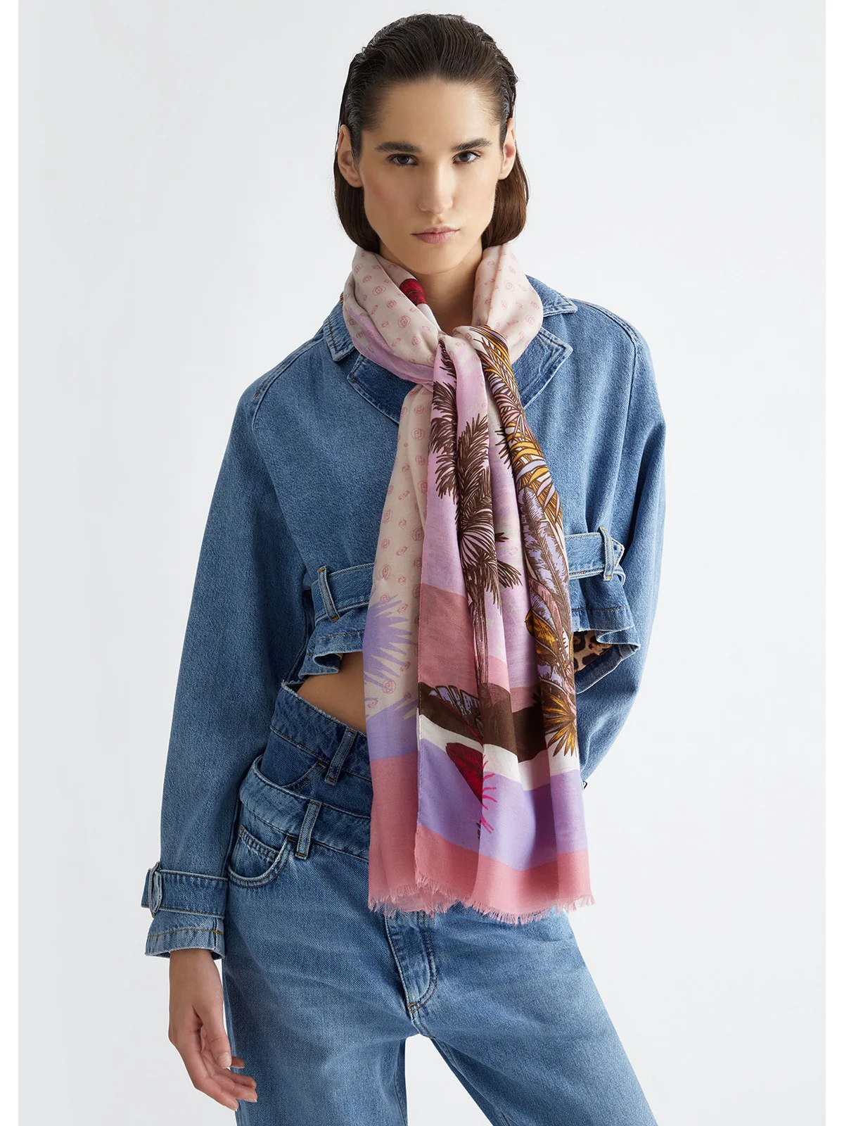 LIU JO SOFT Stola Donna  2A4048T0300 41909 Rosa - Image 4