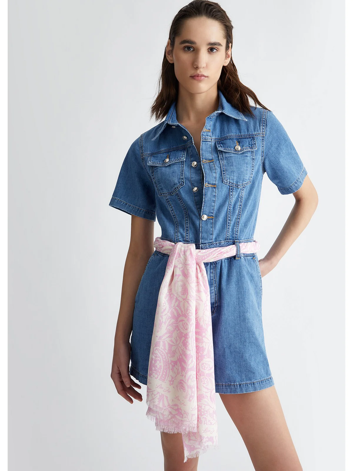 LIU JO SOFT Stola Donna  2A4054T0300 20703 Rosa - Image 4