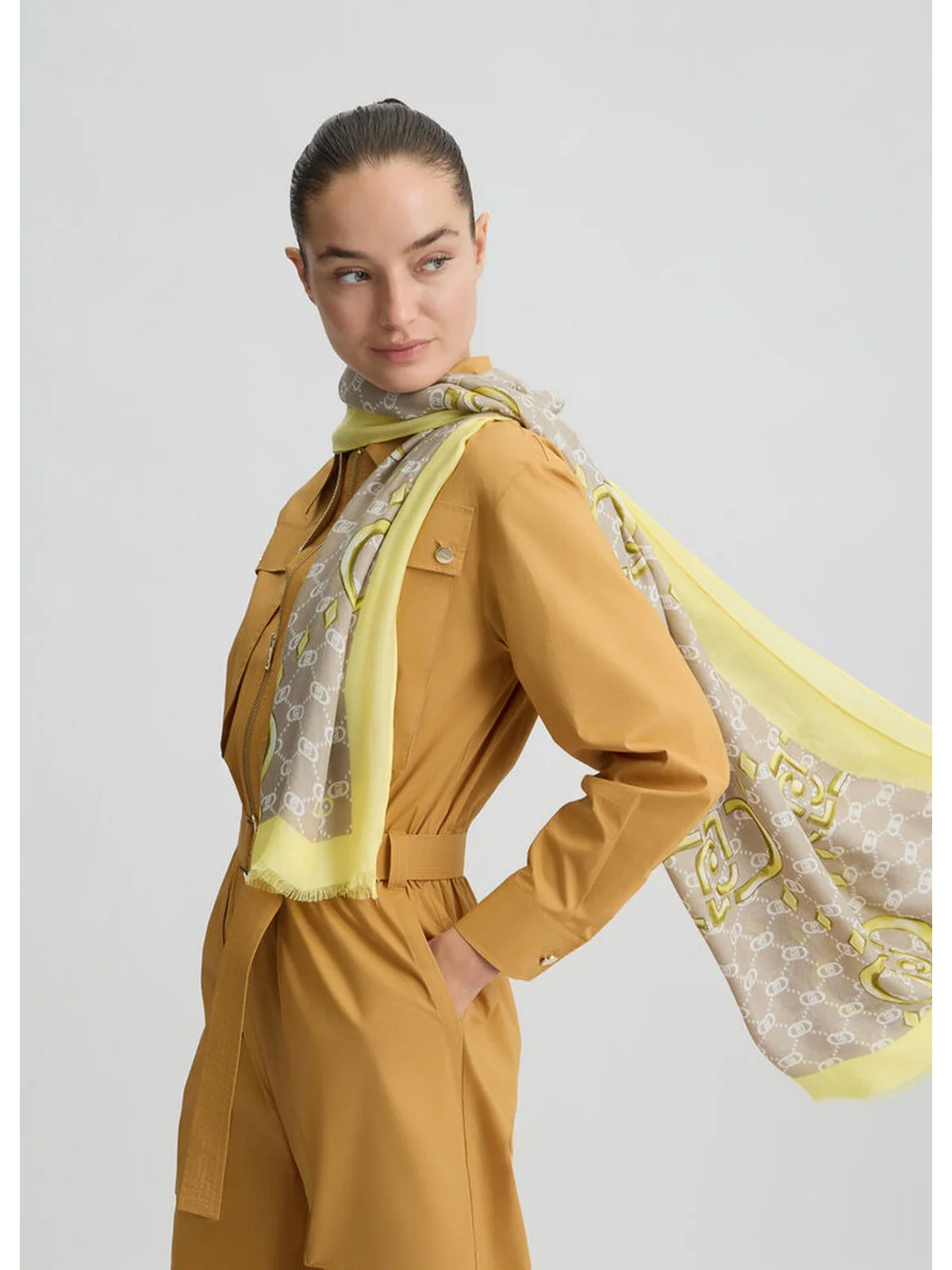 LIU JO SOFT Stola Donna  2A5029T0300 10618 Giallo - Image 5