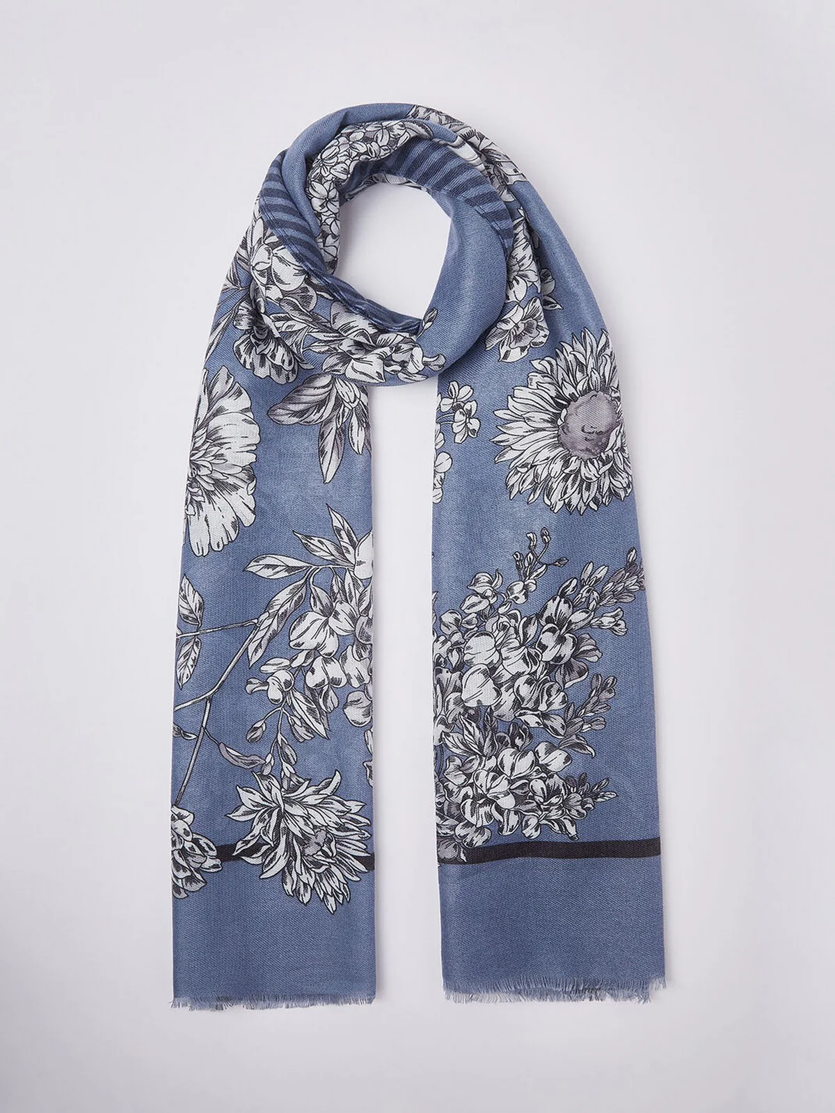 LIU JO SOFT Stola Donna  2A6051T122A 74015 LIGHT DENIM - Image 3