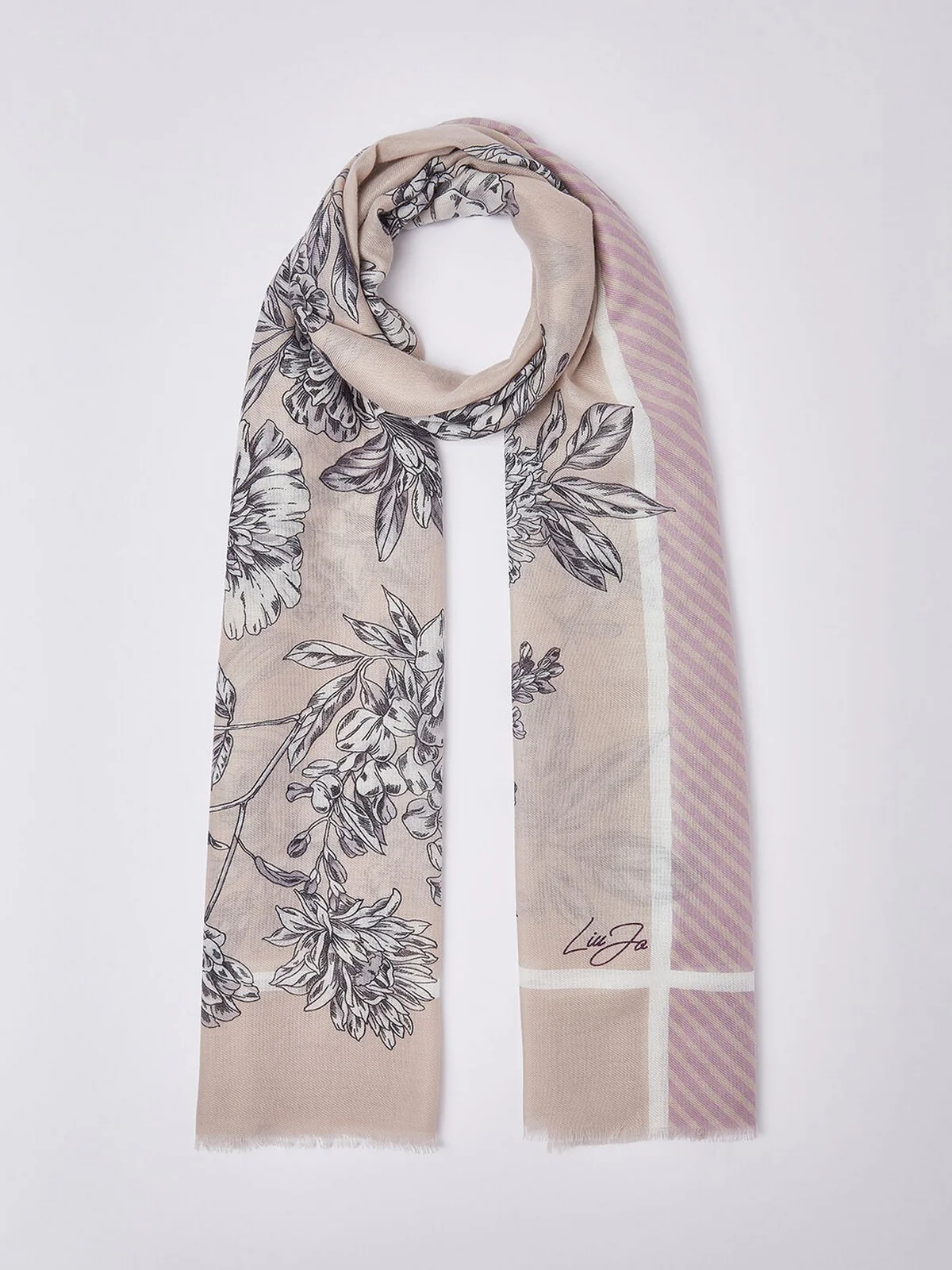 LIU JO SOFT Stola Donna  2A6051T122A X0756 Soft peony - Image 4