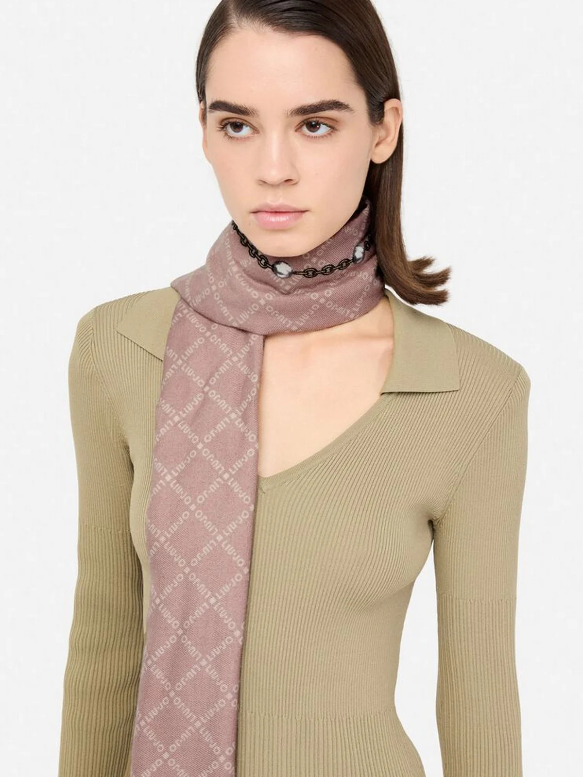 LIU JO SOFT Stola Donna  2F5081T0300 00005 NATURALE - Image 5