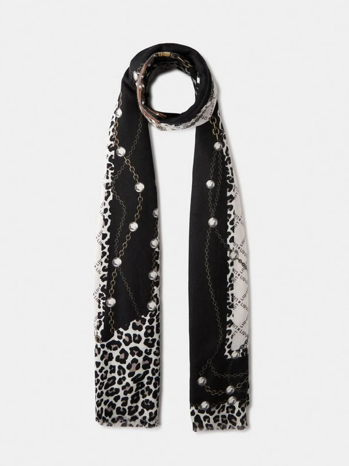 LIU JO SOFT Stola Donna  2F5081T0300 22222 Nero - Image 5