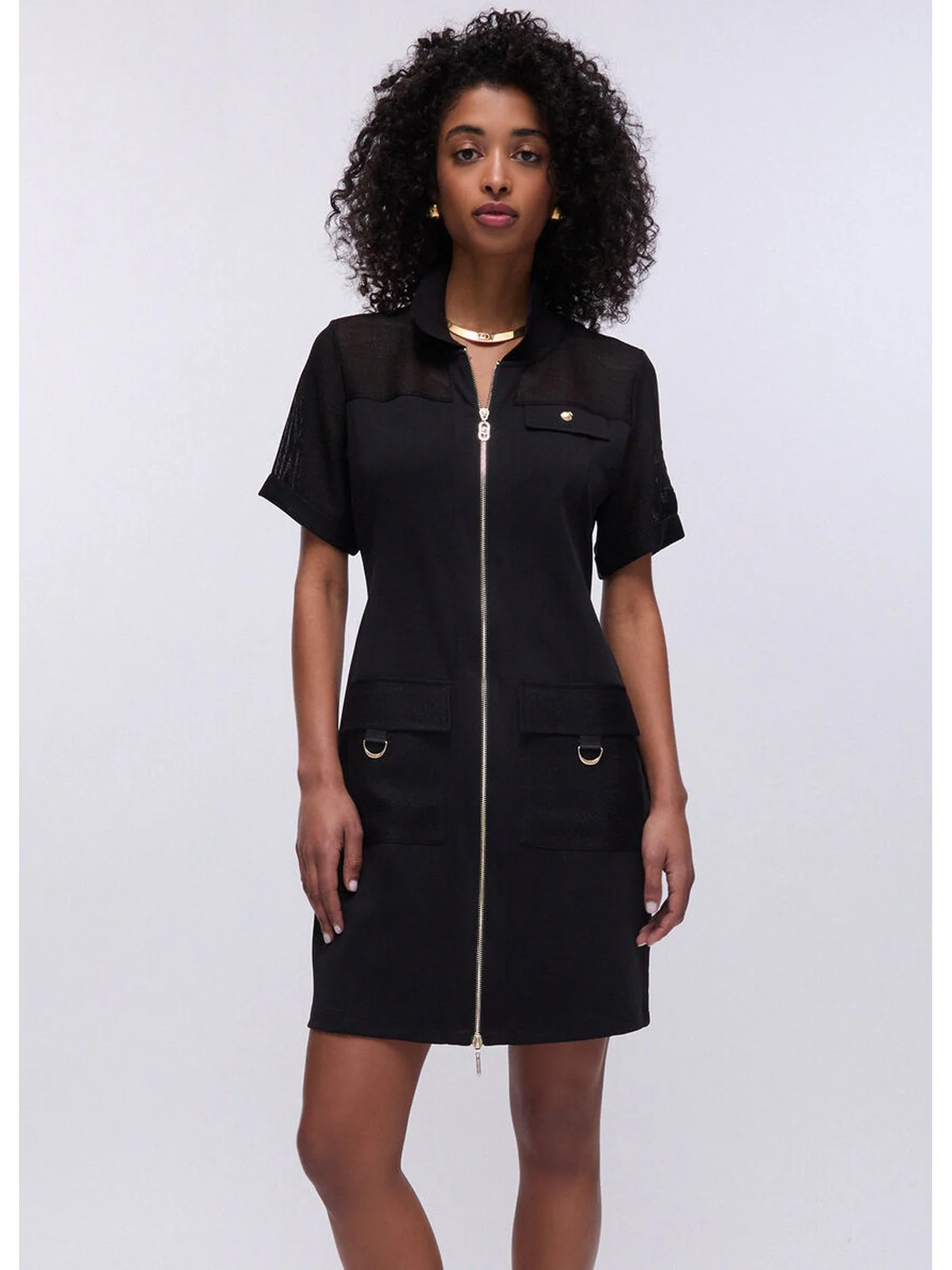 LIU JO SPORT Abito Donna TA6235J3855 22222 Nero - Image 2