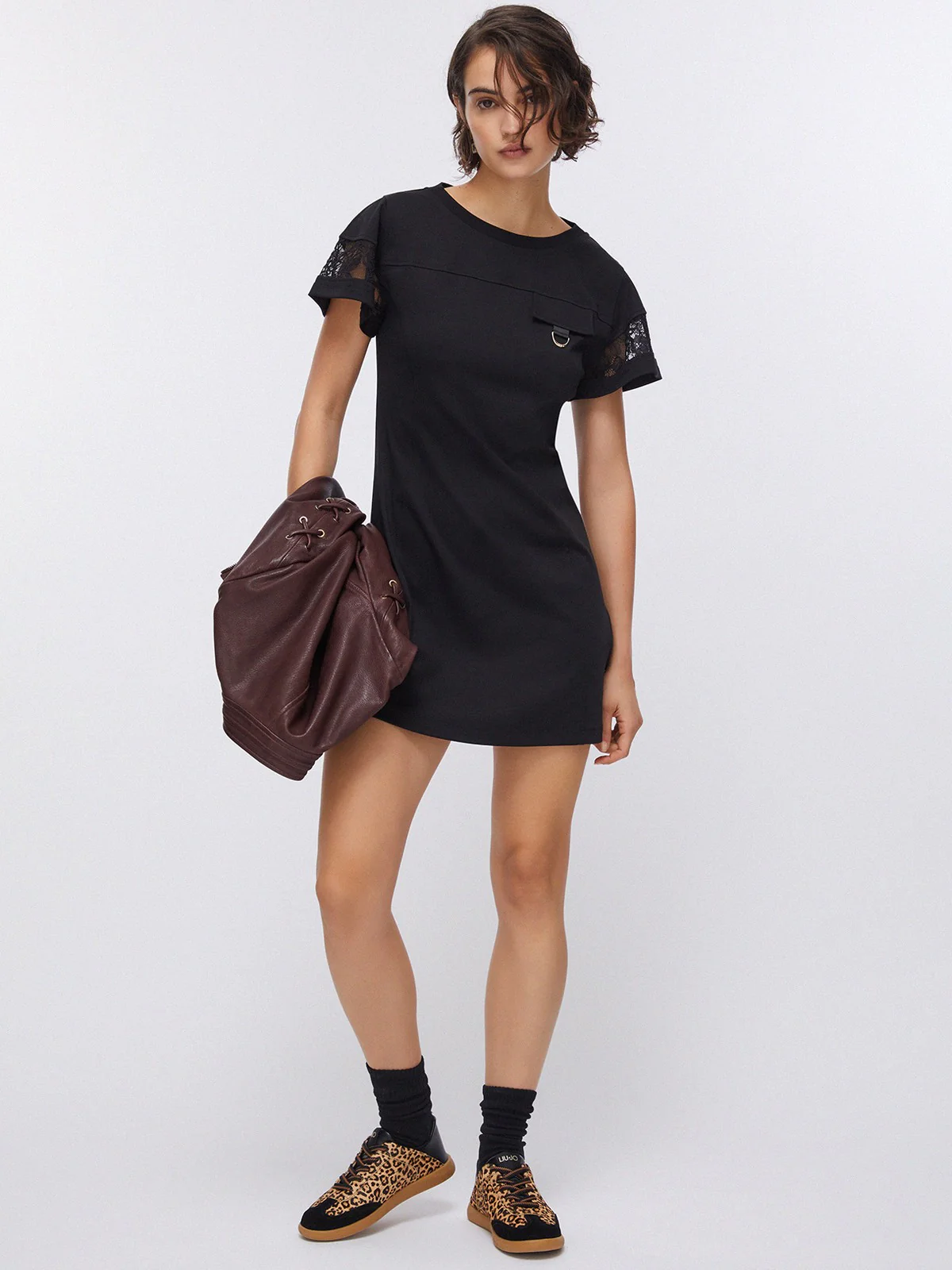 LIU JO SPORT Abito Donna  TA6236J3855 22222 Nero - Image 2